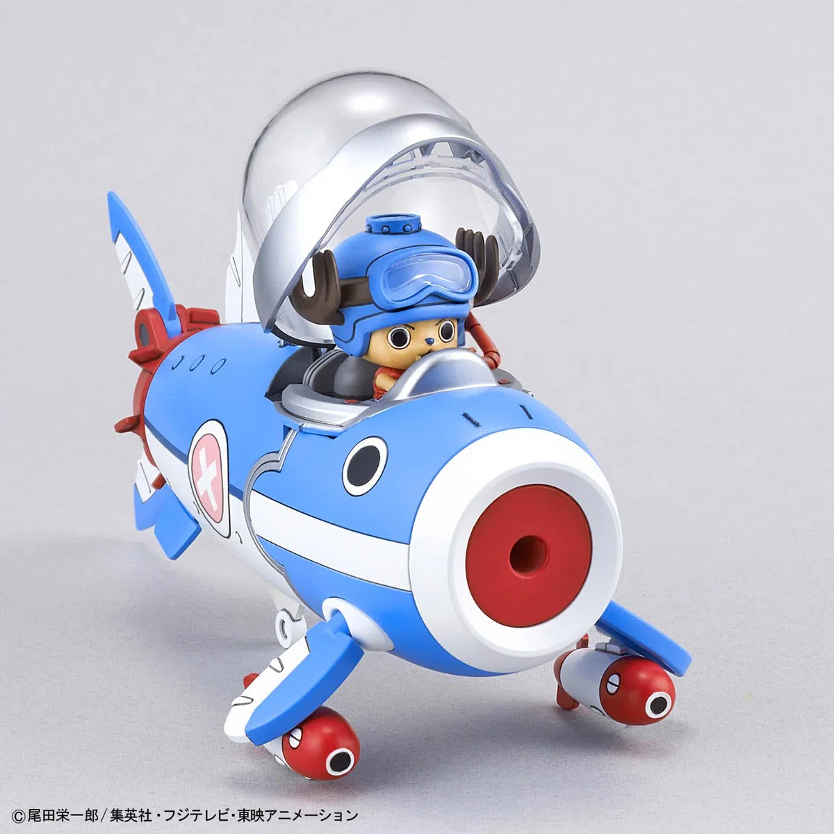 Bandai Spirits Robot Chopper One Piece No. 3 & 5 (Chopper Submarine & Chopper Crane) Modello in plastica codificato a colori