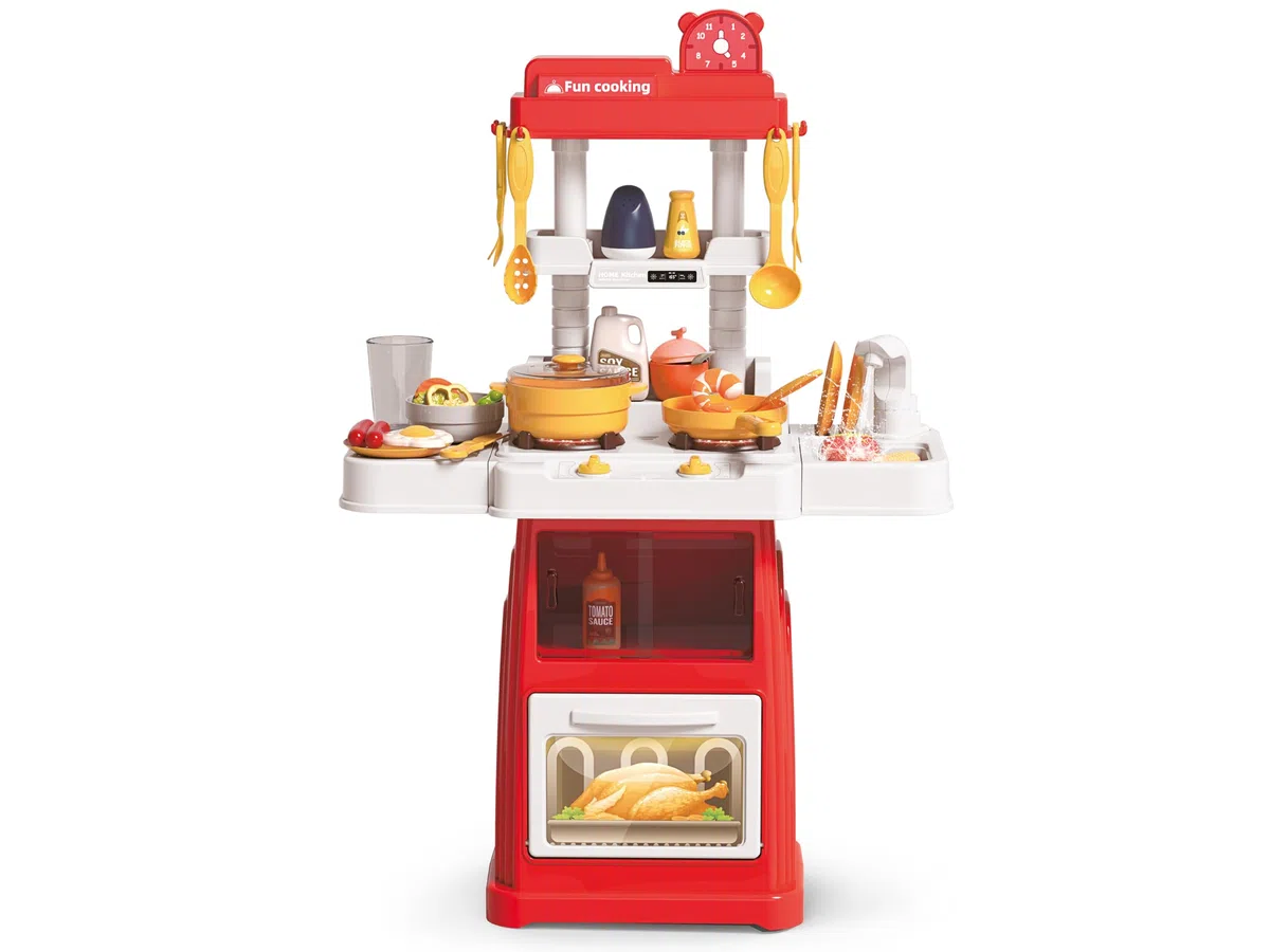 Teorema - Cucina in Miniatura Grande Chef per Bambini con 47 Pezzi, Suoni e Luci Reali