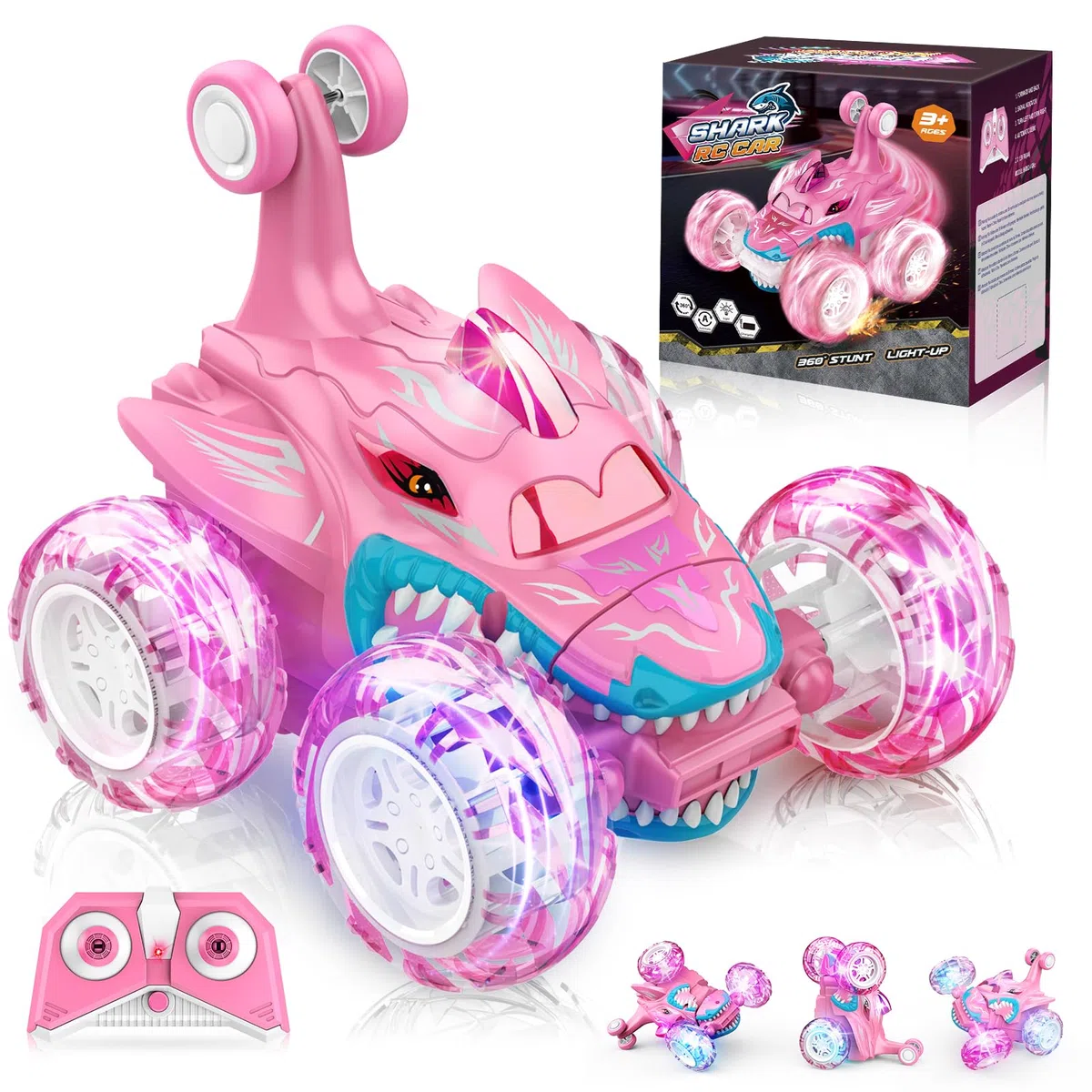 Dislocati Macchina Telecomandata, Monster Truck Radiocomandata per Bambini 3-10 anni - Regalo Perfetto per Bambina e Maschio