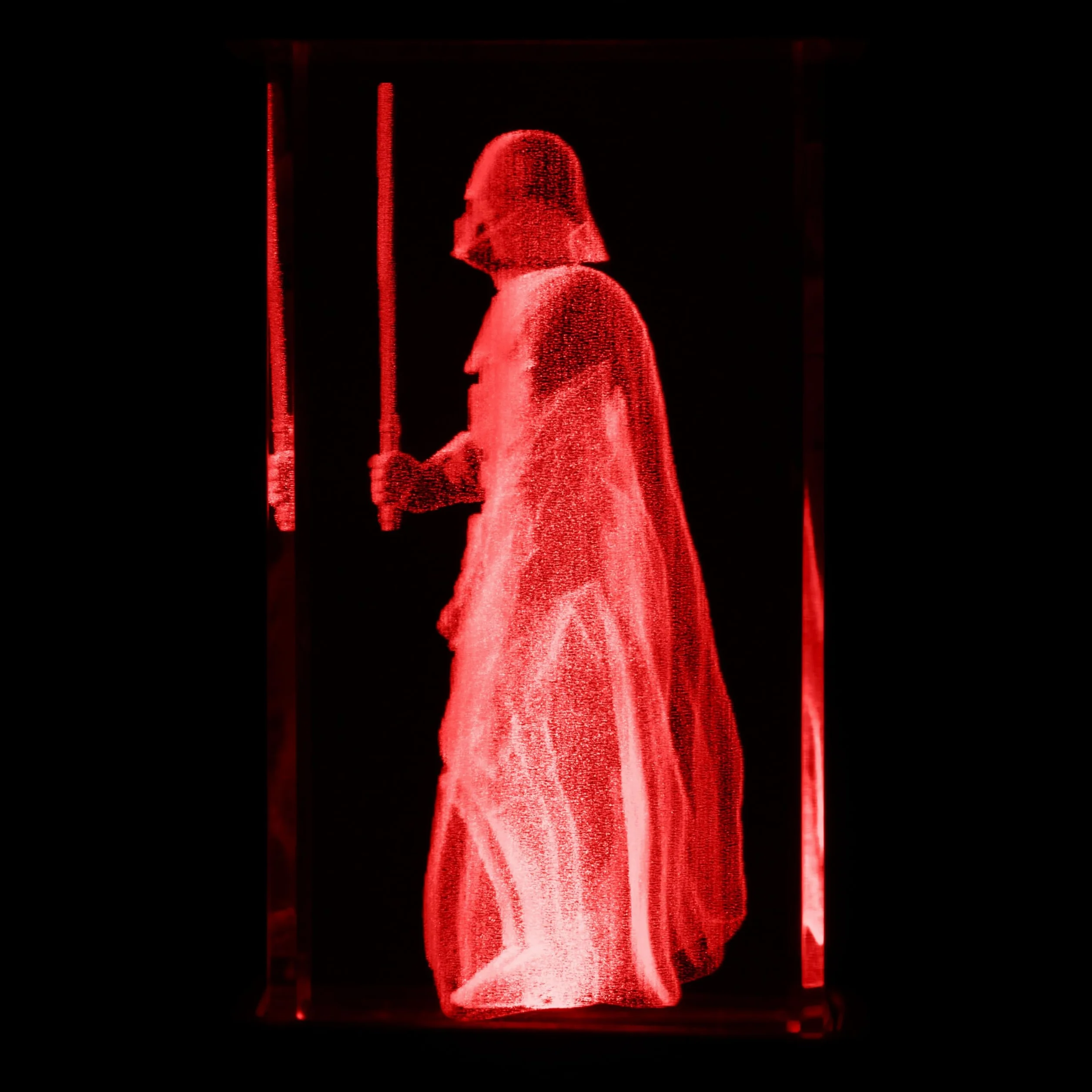 Lampada 3D Olografica Darth Vader Luce LED Collezionabile Ufficiale Star Wars, Accessorio da Scrivania & Regalo