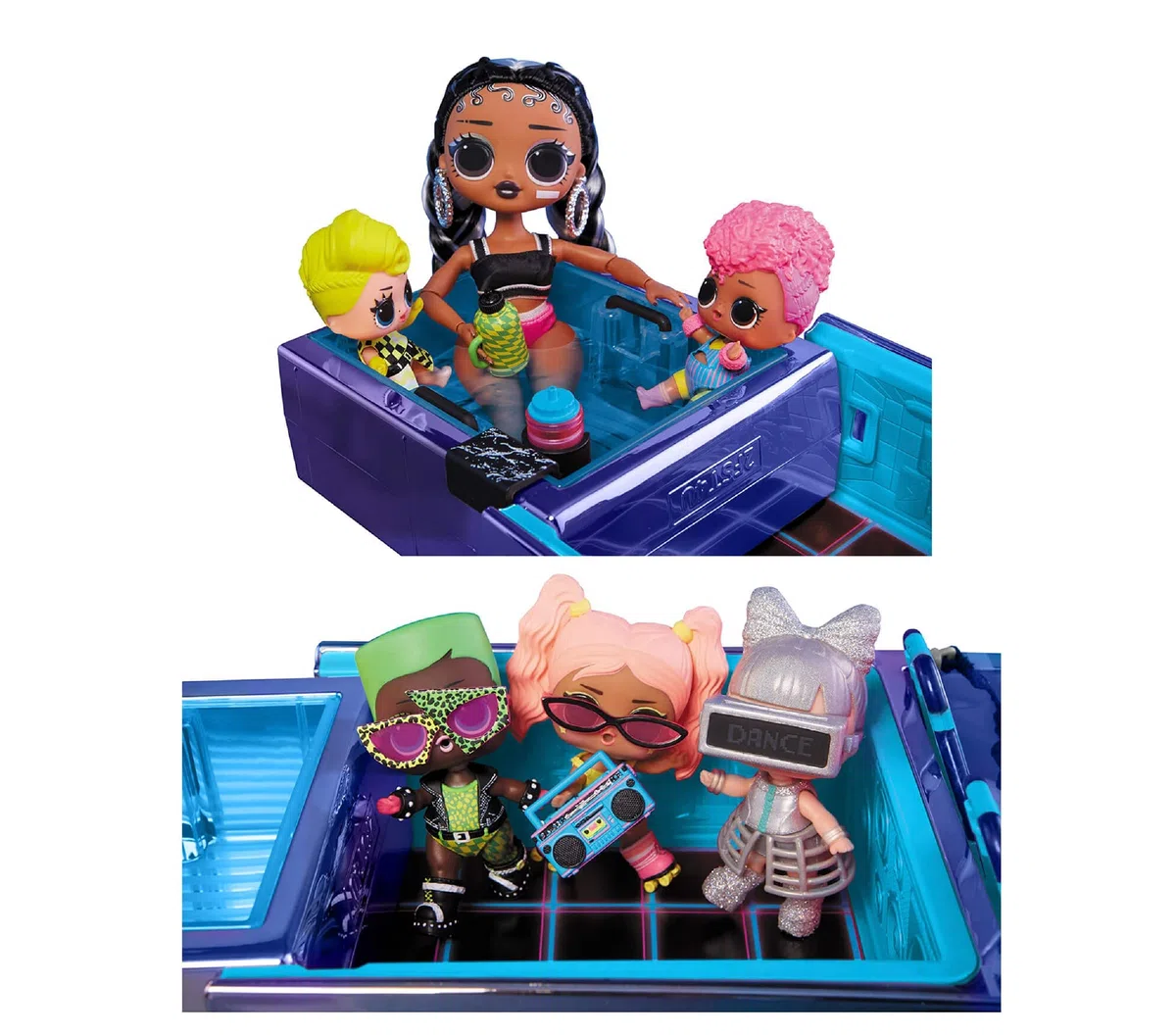 LOL Surprise Dance Machine con bambola esclusiva, piscina a sorpresa, pista da ballo e black light magica - Macchina multicolore per bambole, adatta dai 4 anni in su