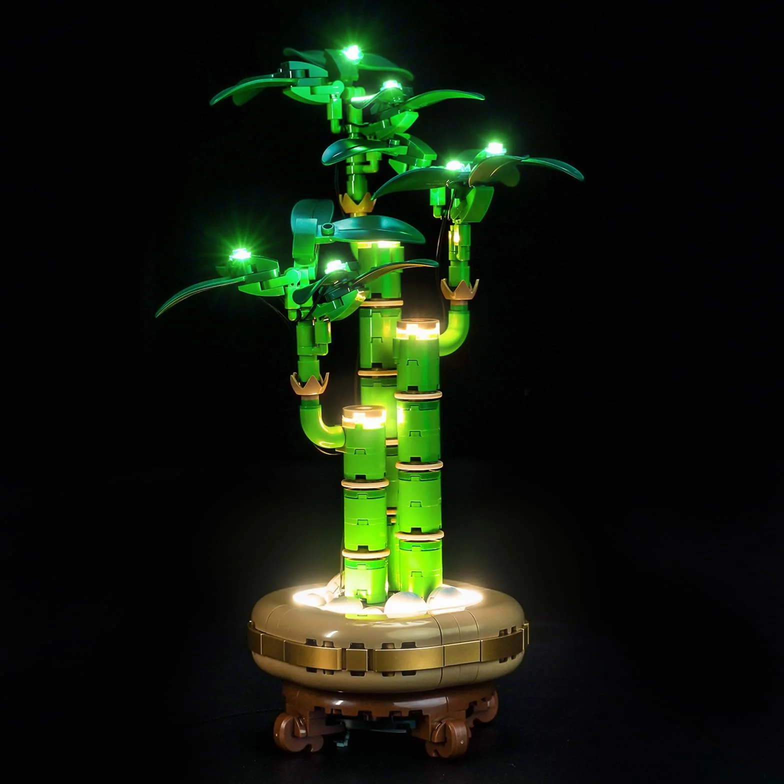 BrickBling Set di luci a LED compatibile con LEGO 10344 Lucky Bamboo, Accessorio di illuminazione LEGO, Set di illuminazione decorativa compatibile con Lucky Bamboo