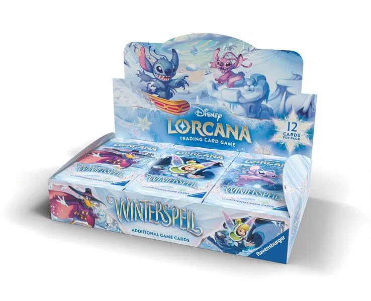 Disney Lorcana TCG: Winterspell – Booster Display con 24 booster Pack (inglese)