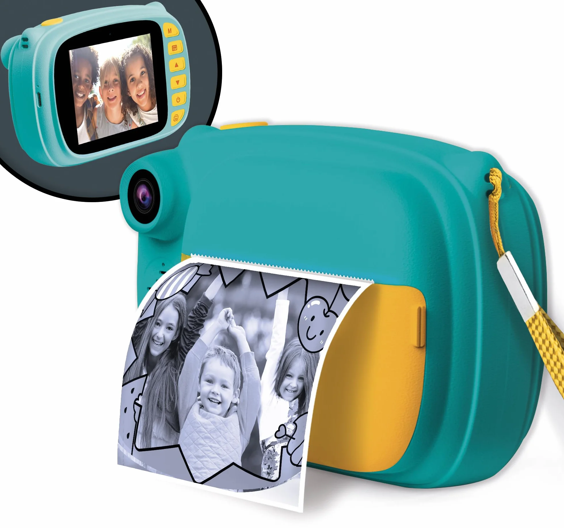 Liscianigiochi- Print Cam Hi-Tech, Colore 3 in 1, Medium, 101047