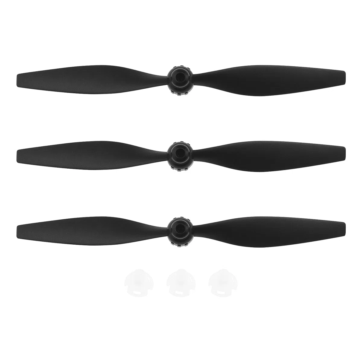The Lord of the Tools 3 set di eliche di ricambio per aereo RC, compatibili con VOLANTEXRC F4U/T-28, include 3 pezzi di eliche per aereo e 3 adattatori per aerei