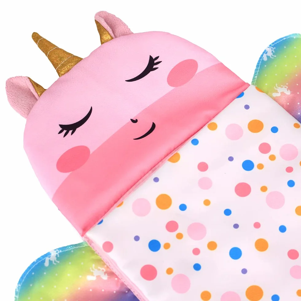 ZWOOS Sacco a Pelo per Bambole con Maschera per Dormire, Accessori Morbidi per Bambole da 25-38 cm