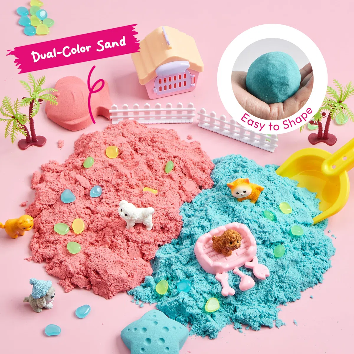 Klever Kits Scatola sensoriale per Animali Domestici, Fantastico Regalo Giocattolo per Bambini dai 3 Anni in su