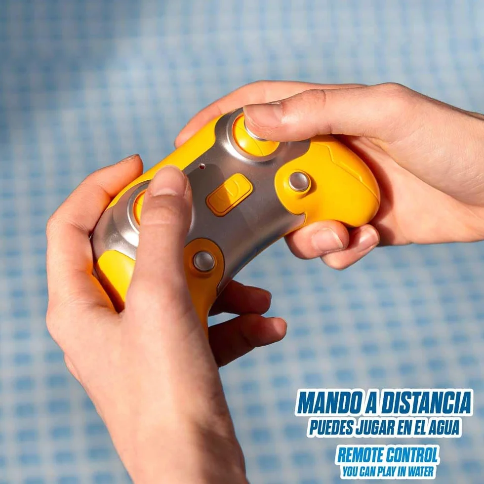 ColorBaby Subacqueo radiocomandato, 5 km/h, 25 m, rotazione a 360 gradi, con luci e spray acqua, 2,4 GHz, telecomando sommergibile, regalo per bambini, giocattoli acquatici, barca giocattolo piscina