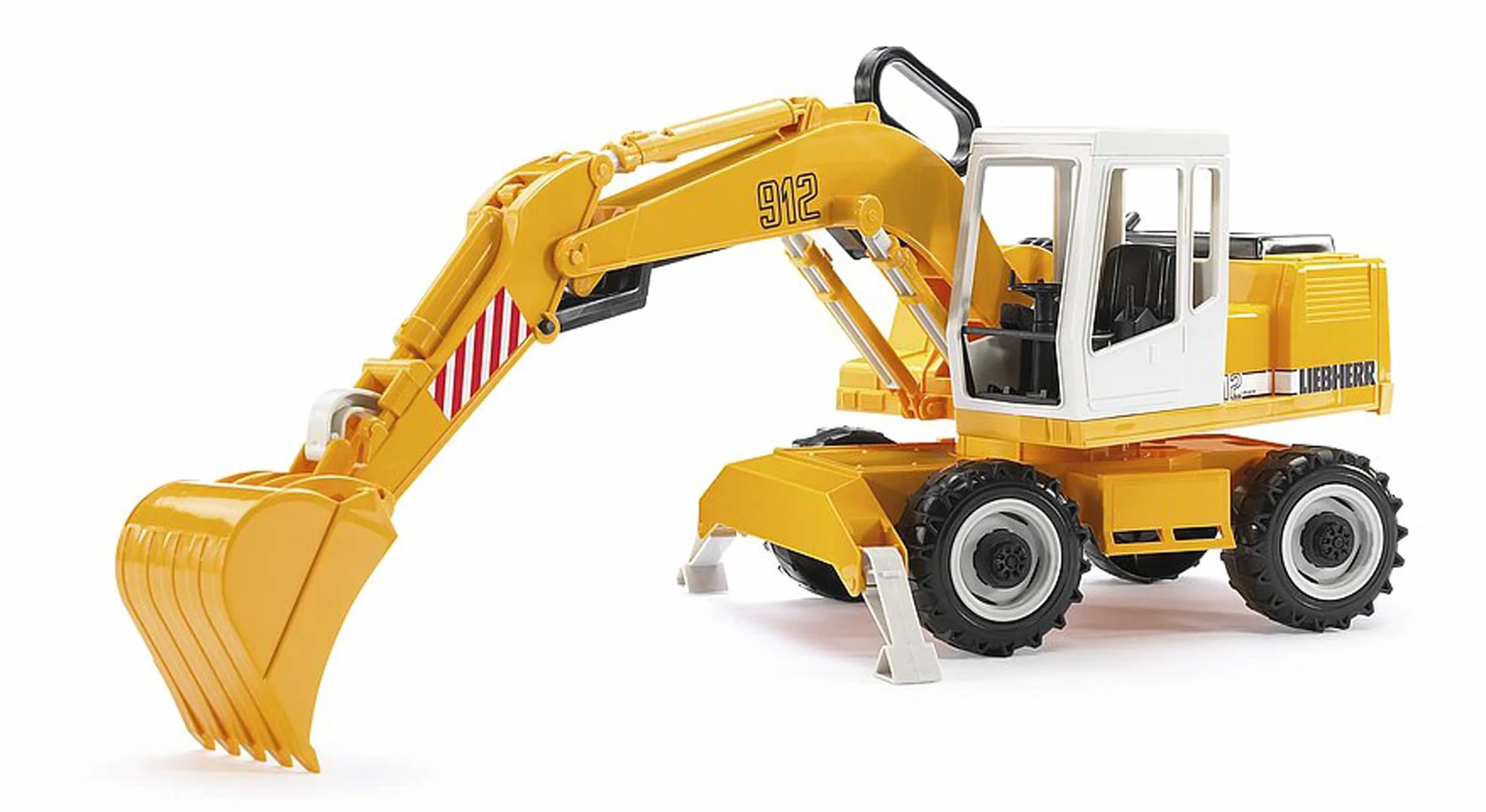 bruder 02426 - escavatore a benna Liebherr, cantiere, veicolo da costruzione, escavatore a benna, giocattolo