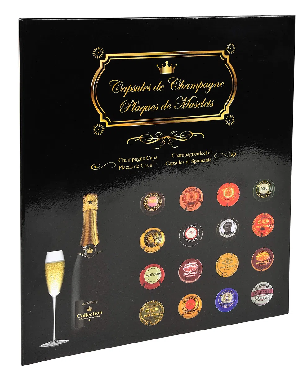 Exacompta 96110E Album da Collezione per 64 Capsule di Champagne - 29x32,5 cm