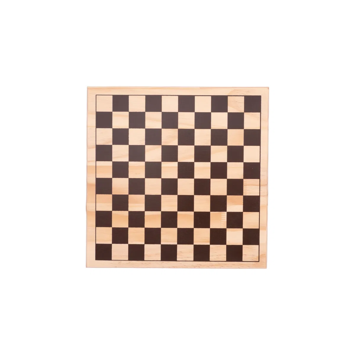 Engelhart - 150236 - Set di Scacchi/Dama in Legno di Betulla - 12"x12" - Tavolo da Gioco in Legno Massello - Gioco Completo di Pezzi, dai 6 Anni in Su (Dama)