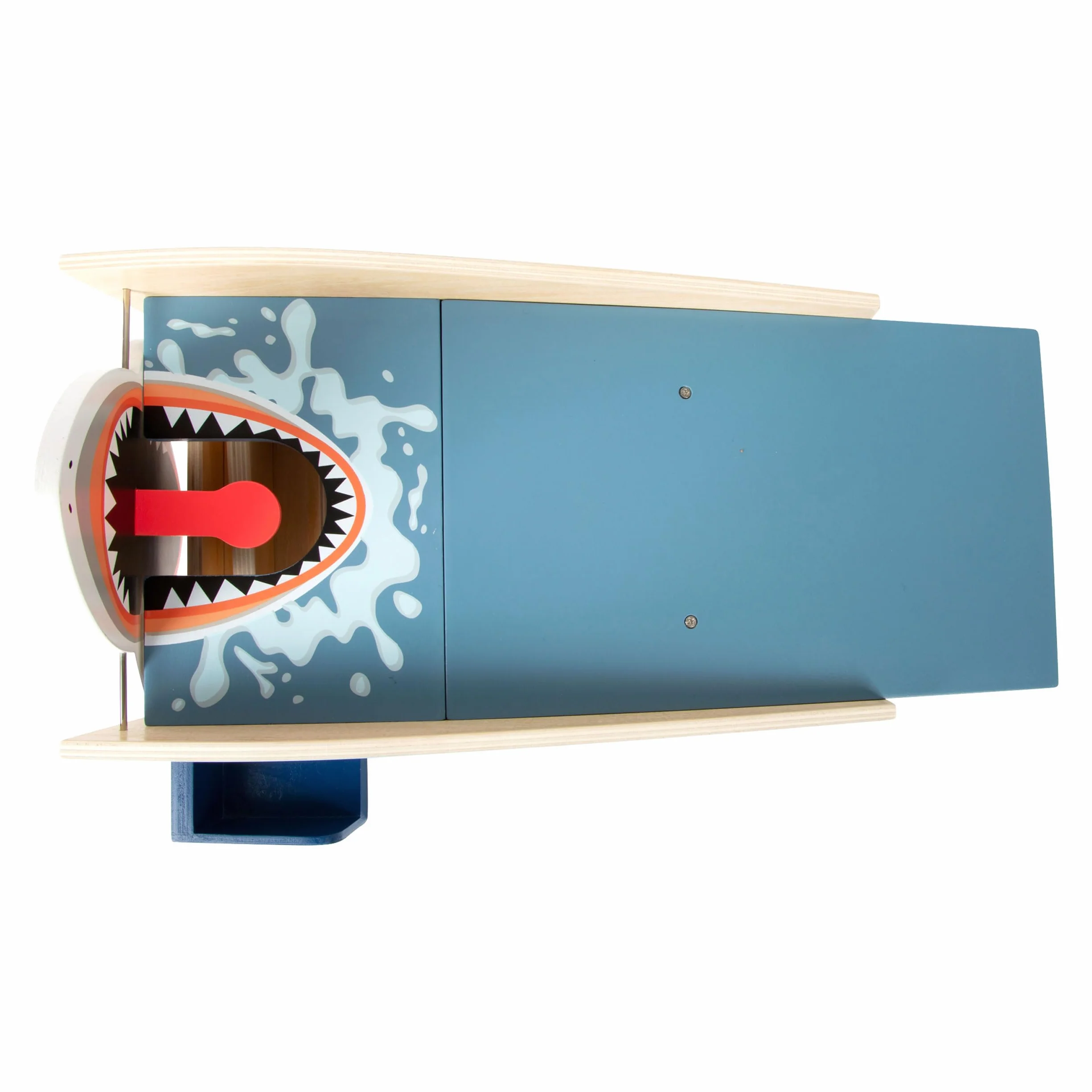 Small Foot Mini Golf Shark Attack in Legno, con meccanismo a Scatto Integrato, da 3 Anni, Art. 11588