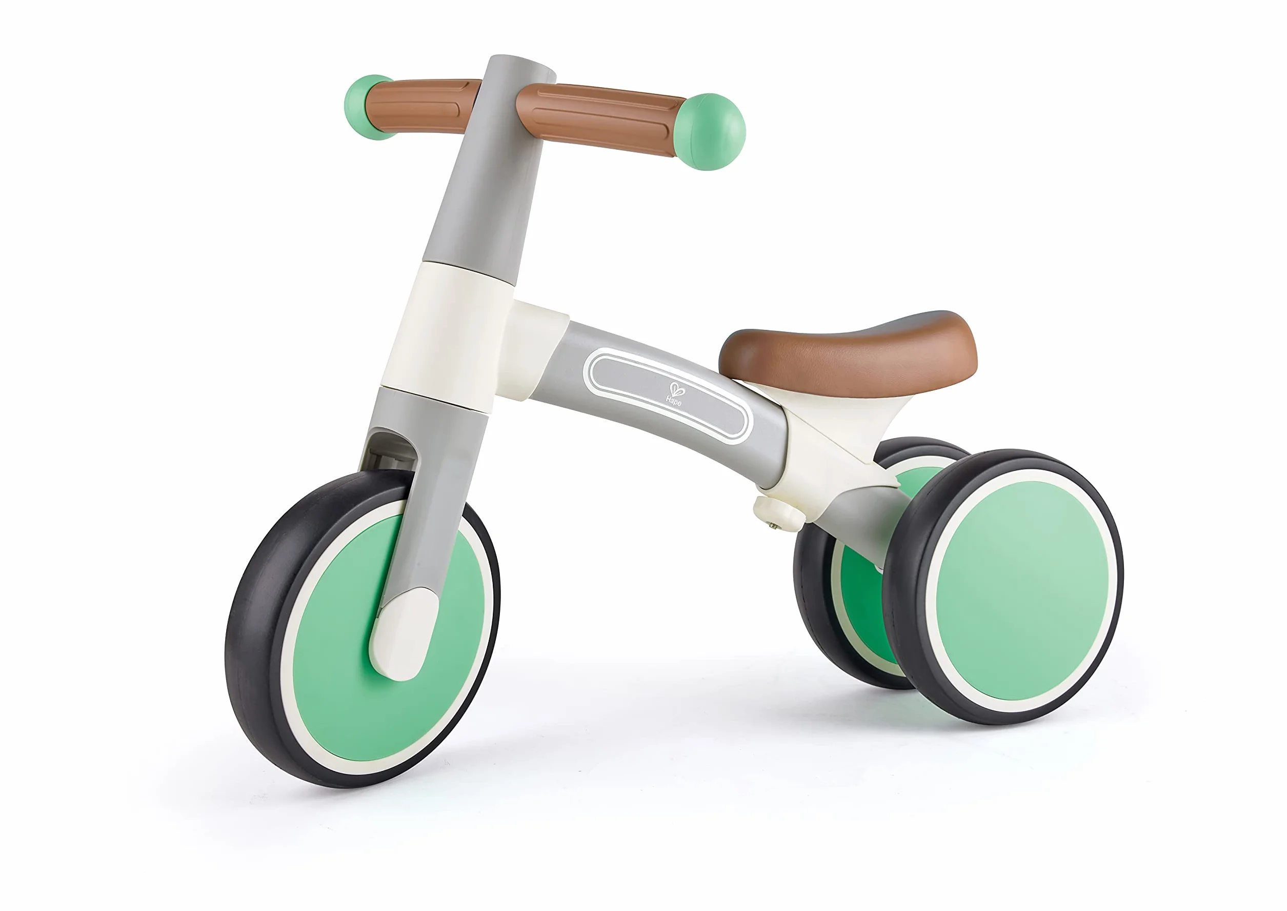 Hape - Triciclo Verde senza pedali | Balance Bike leggera a 3 ruote per migliorare l’equilibrio e le abilità motorie dei bambini dai 18 mesi