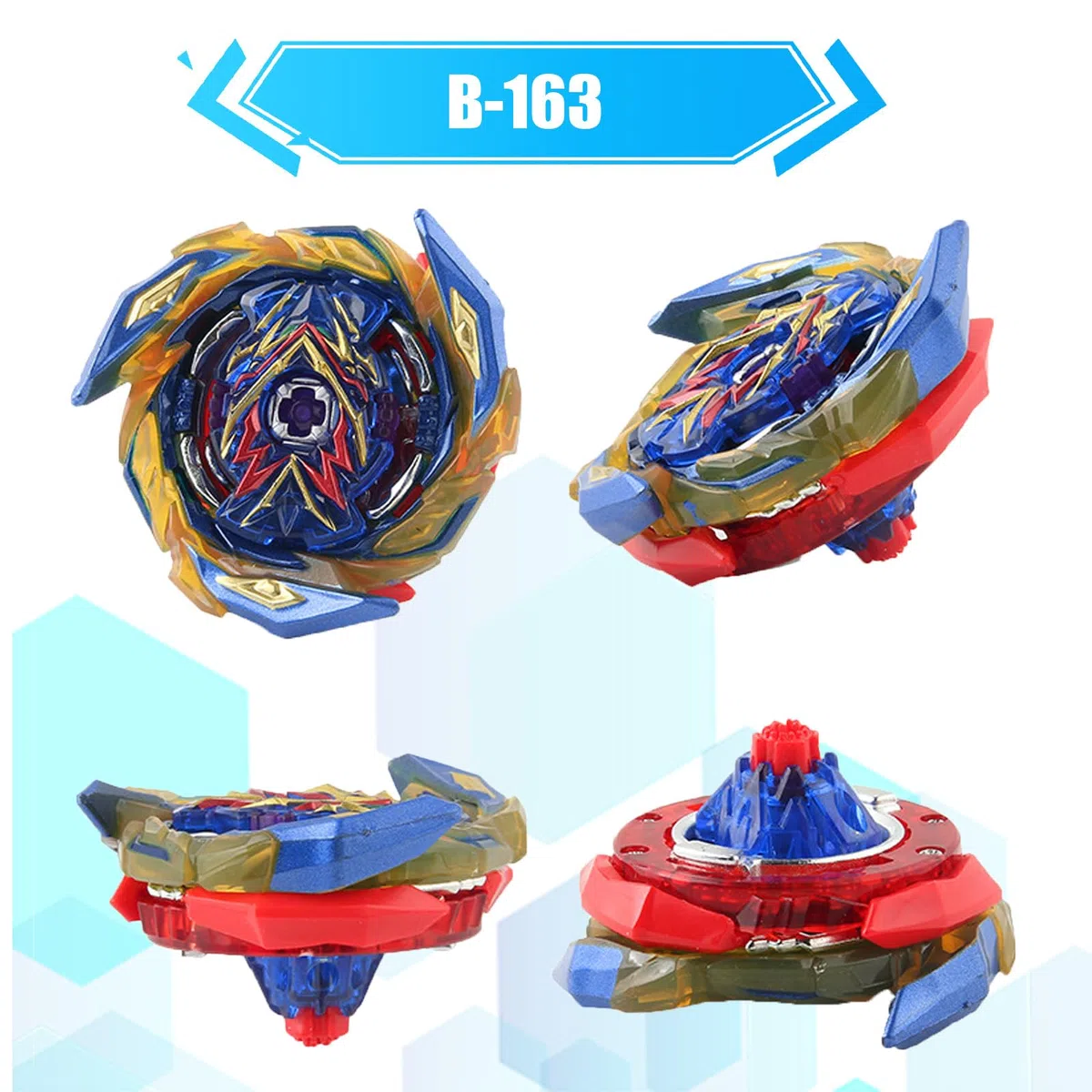 Gyroscope Turbo Set, Trottola 4d Arena Metal Fusion Battle, Con Lanciatore Da Combattimento, Set Regalo(163+173-1)