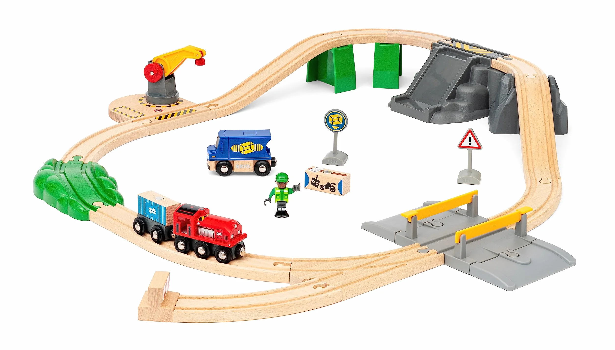 BRIO World - Set di 29 tiranti in legno per bambini dai 3 anni in su, Amazon Esclusiva