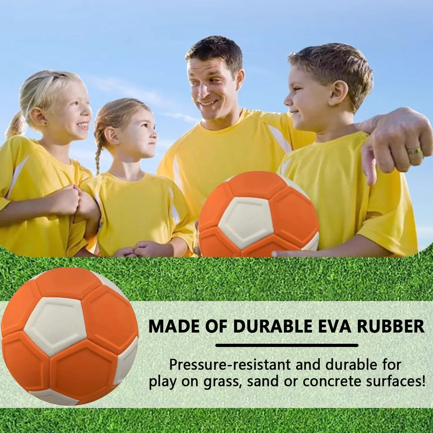 Pallone da calcio con curve ed effetti, pallone da calcio con curve ed effetti, palla da calcio per bambini, 22 cm, palla da calcio curva in gomma EVA, regalo per bambini e ragazze, giochi