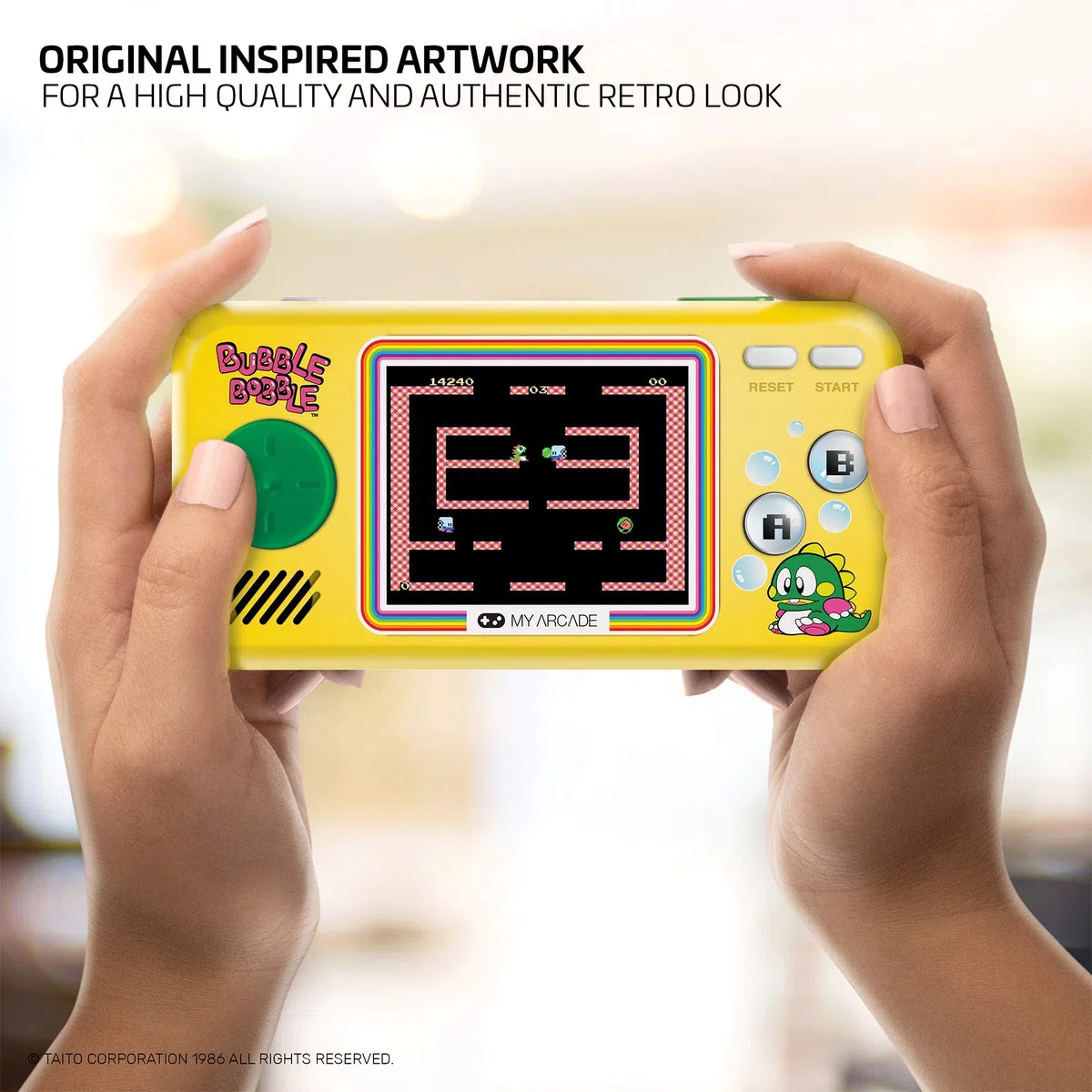 My Arcade Pocket Player Bubble Bobble Retro Console One Size