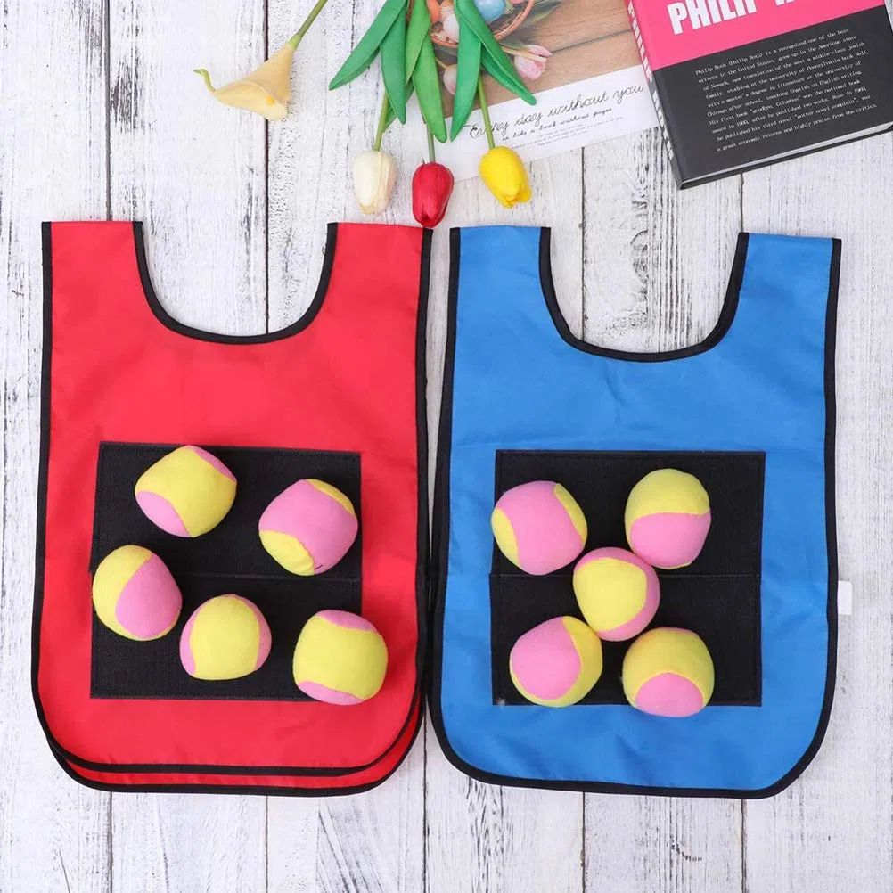 JTLB Gioco di tiro al Bersaglio con Palla in con Giacca Adesiva Set di Gilet in per Gioco di tiro al Bersaglio per Bambini con Gilet Bersaglio