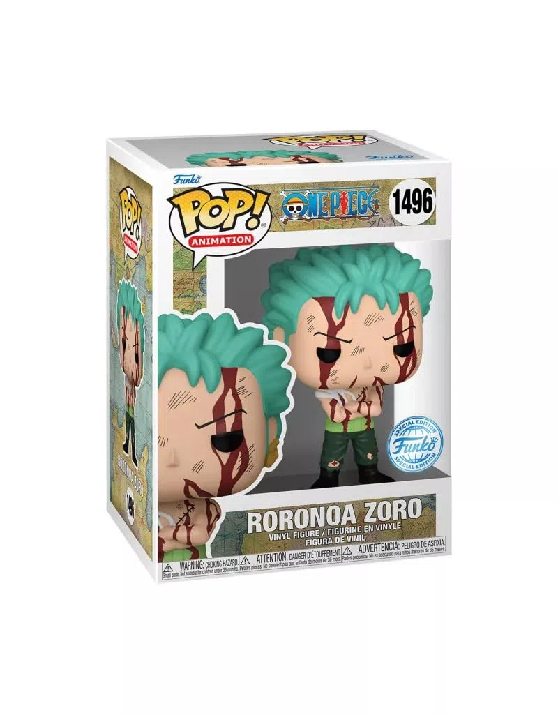 Funko One Piece Pop! Animazione Roronoa Zoro Vinyl Figure Esclusiva
