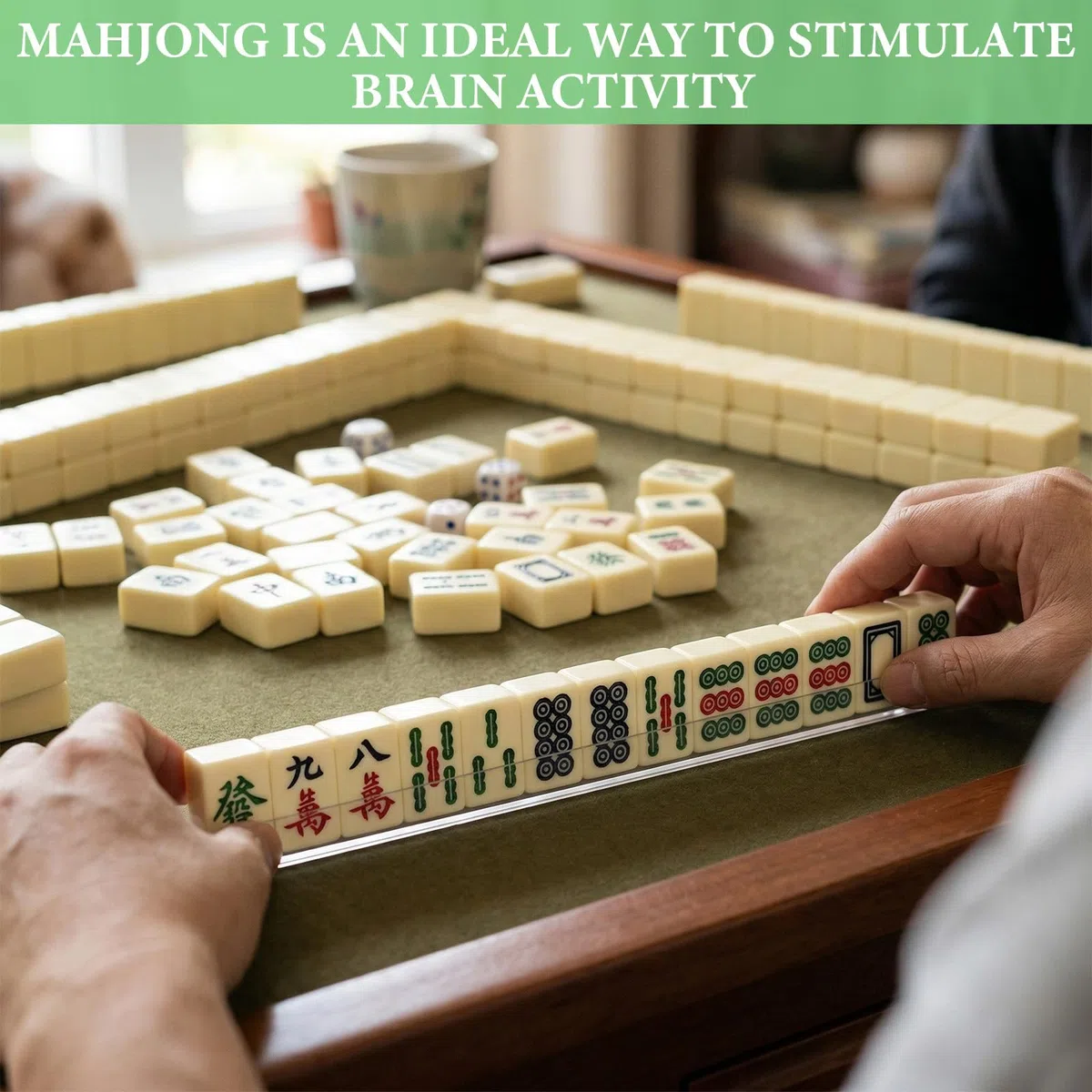 Mini Set Mahjong 24mm, Gioco da tavolo portatile tradizionale con 144 tessere, 4 supporti e 2 dadi, Gioco di viaggio compatto e di strategia per adulti (Rosa)