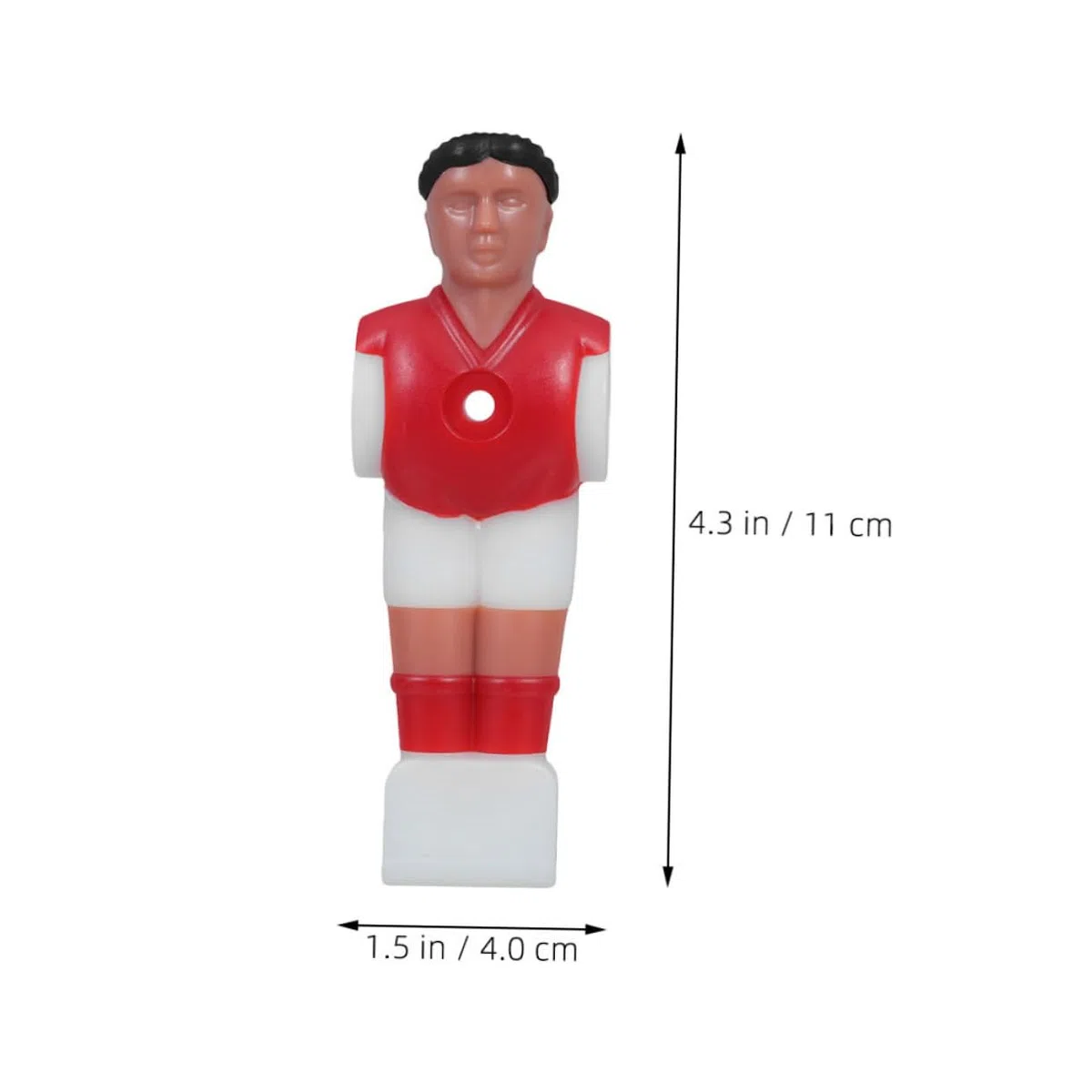 Set 12 Pezzi Giocatori Calcio Balilla in Abs Maglia Rossa e Blu, Accessori Sostitutivi per Tavolo Calcio Balilla per Uso Versatile e Gioco Migliorato in Riunioni Familiari
