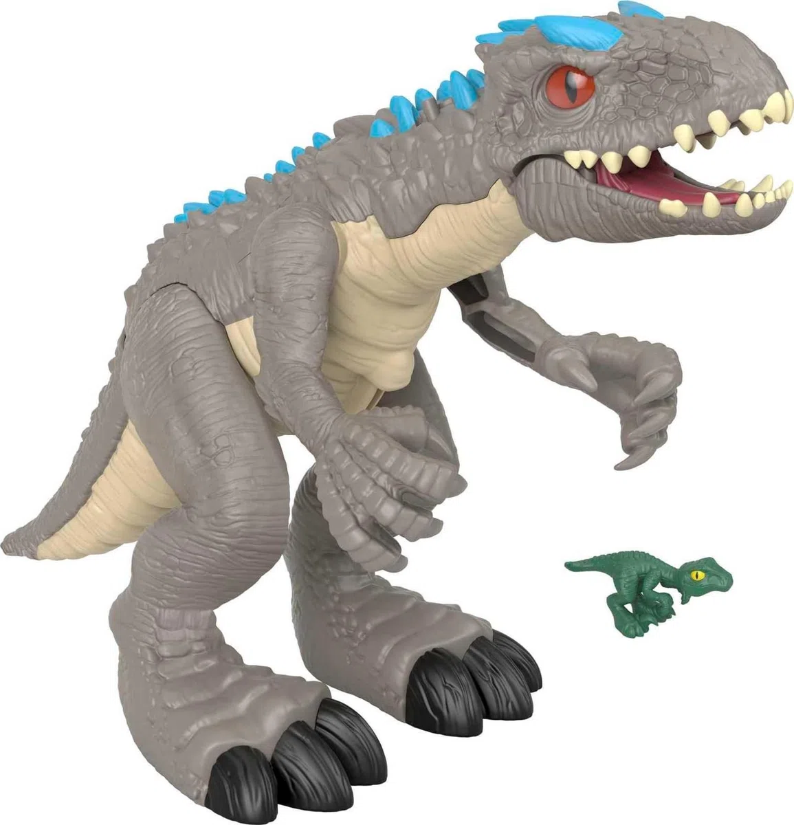 Imaginext- Dinosauro Indominus Rex, Morde e Si Muove, Giocattolo per Bambini 3+Anni, GMR16