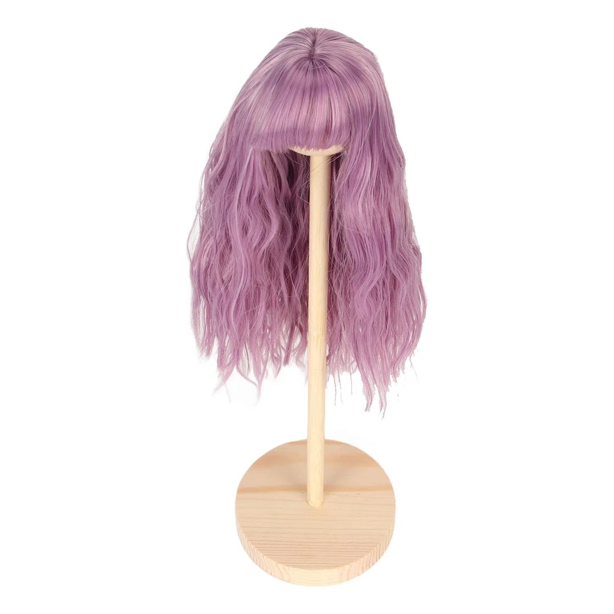 Parrucca Bambola, 1/6 Bambola con Strumento di Riorganizzazione, Seta Artificiale di Seta Riccia Riccia per 15,5-17 Cm Bamboli di Circonferenza della Testa (PURPLE)