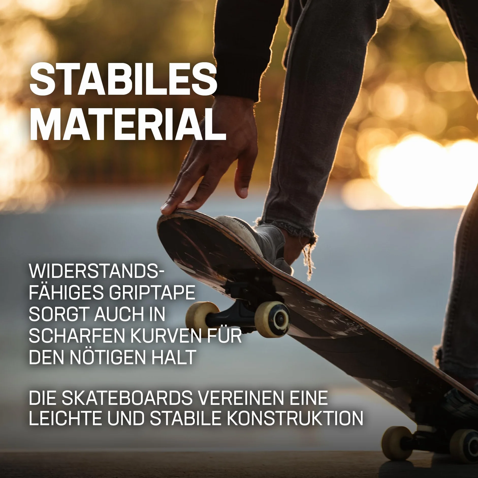 MUWO Street Skateboard 31 x 8 pollici – Tavola completa per principianti in robusto legno e alluminio, adatta per bambini, adolescenti e adulti con diversi motivi (Boundless Borders)
