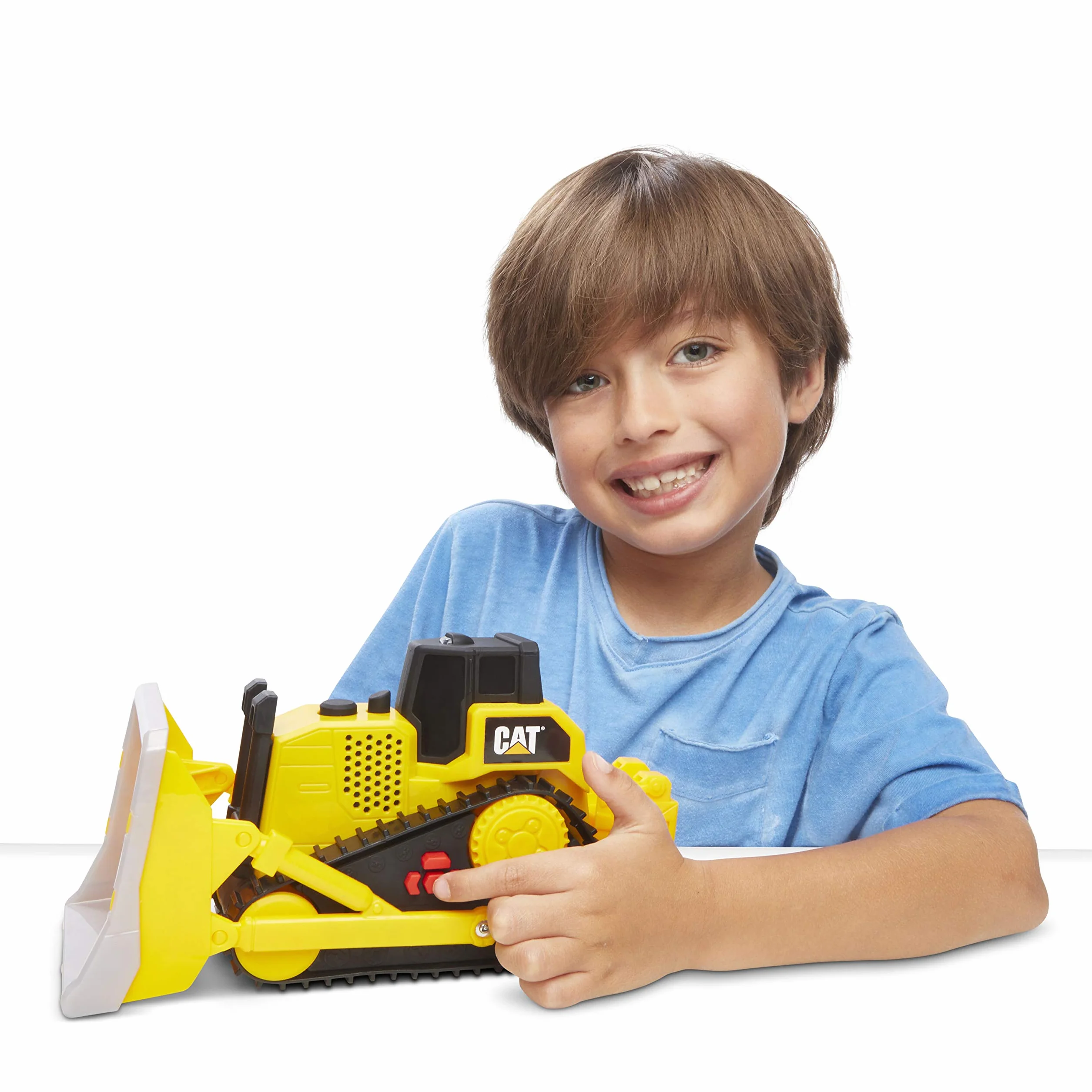 CAT Caterpillar, Tough Machines Bulldozer Veicolo da costruzione, Colore Giallo, Nero, 82287