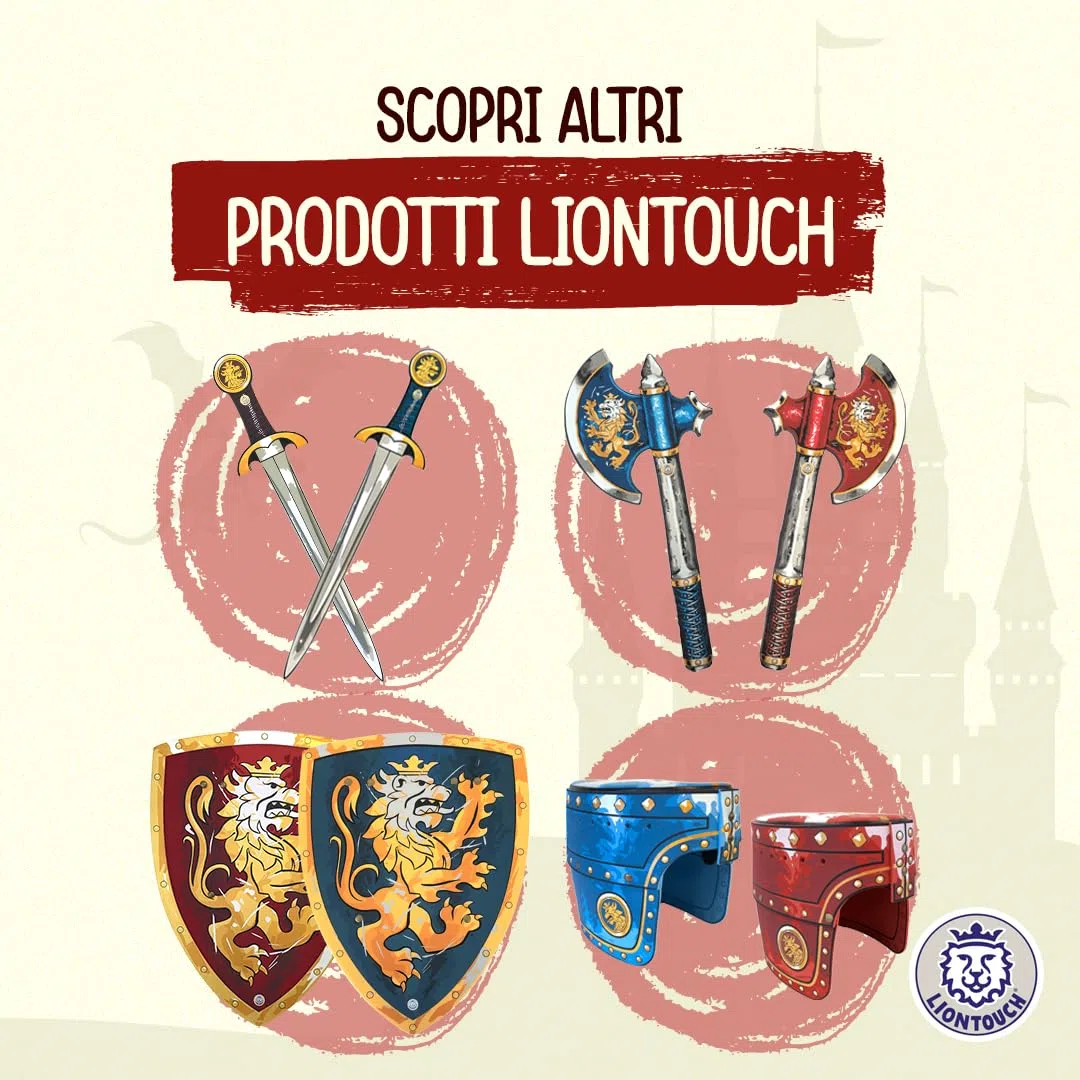 Liontouch Cavaliere Nobile Medievale Raso Giocattolo Mantello Per Bambini | Parte Di Una Linea Di Costumi Per Bambini