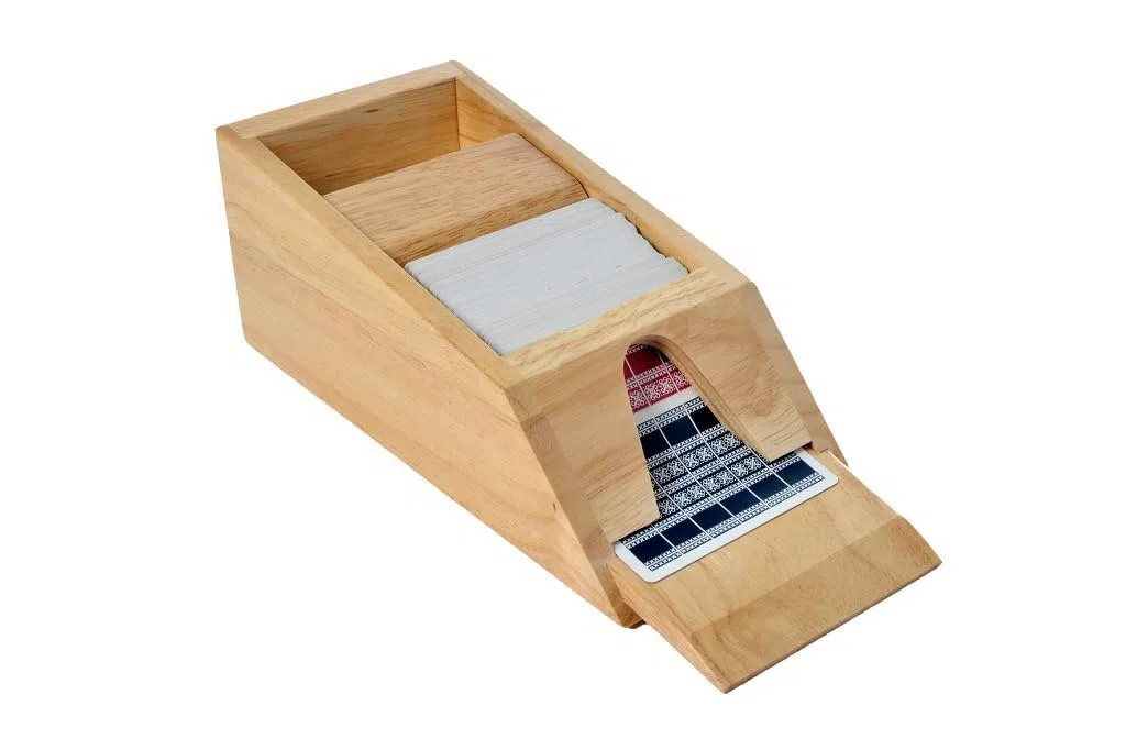 Engelhart - Distributore di carte in legno massello naturale - 330103