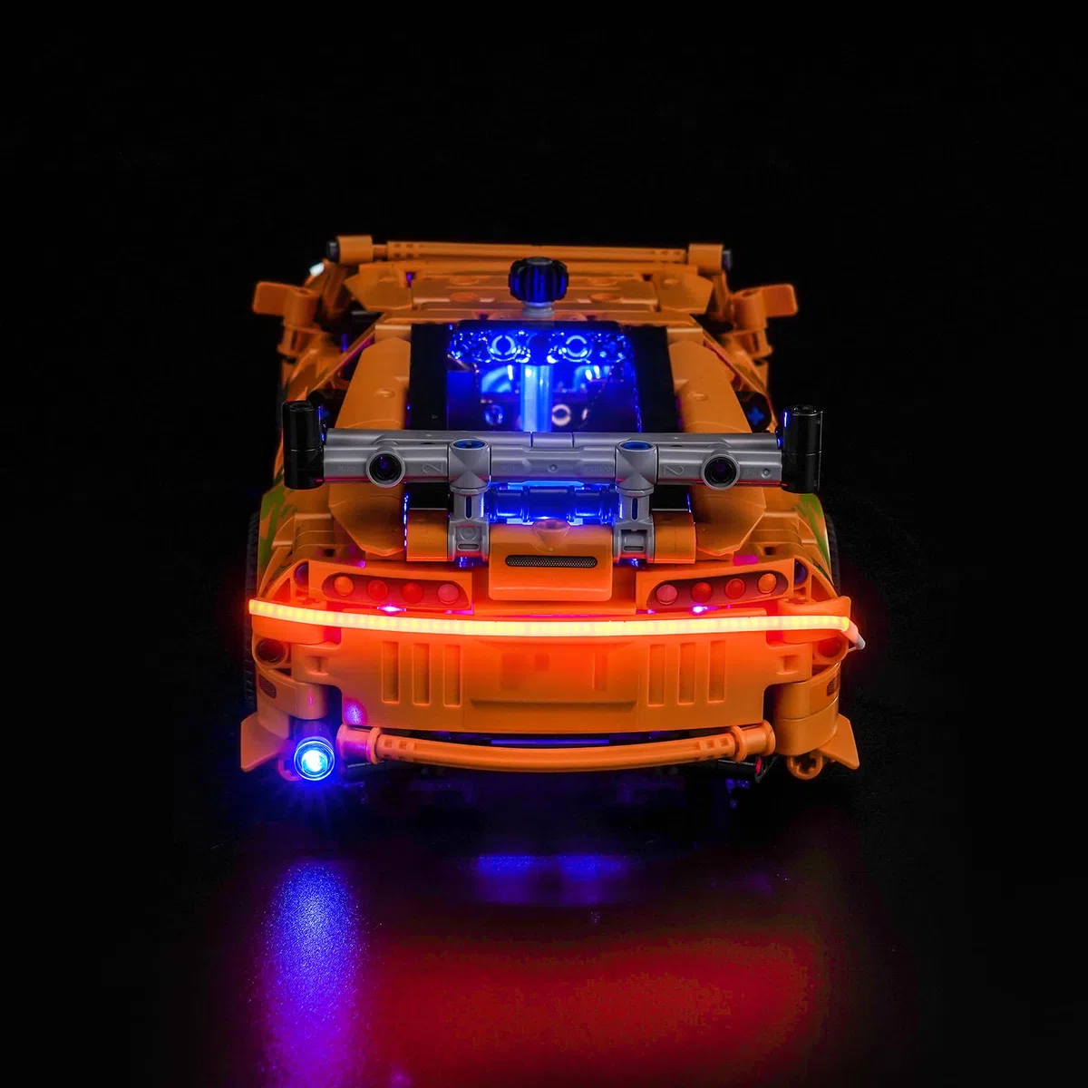Set di luci LED compatibile con Lego Fast and Furious Toyota Supra MK4 (senza modello) Set di illuminazione decorativa compatibile con Lego 42204 Fast and Furious Toyota Supra MK4 Giocattolo creativo