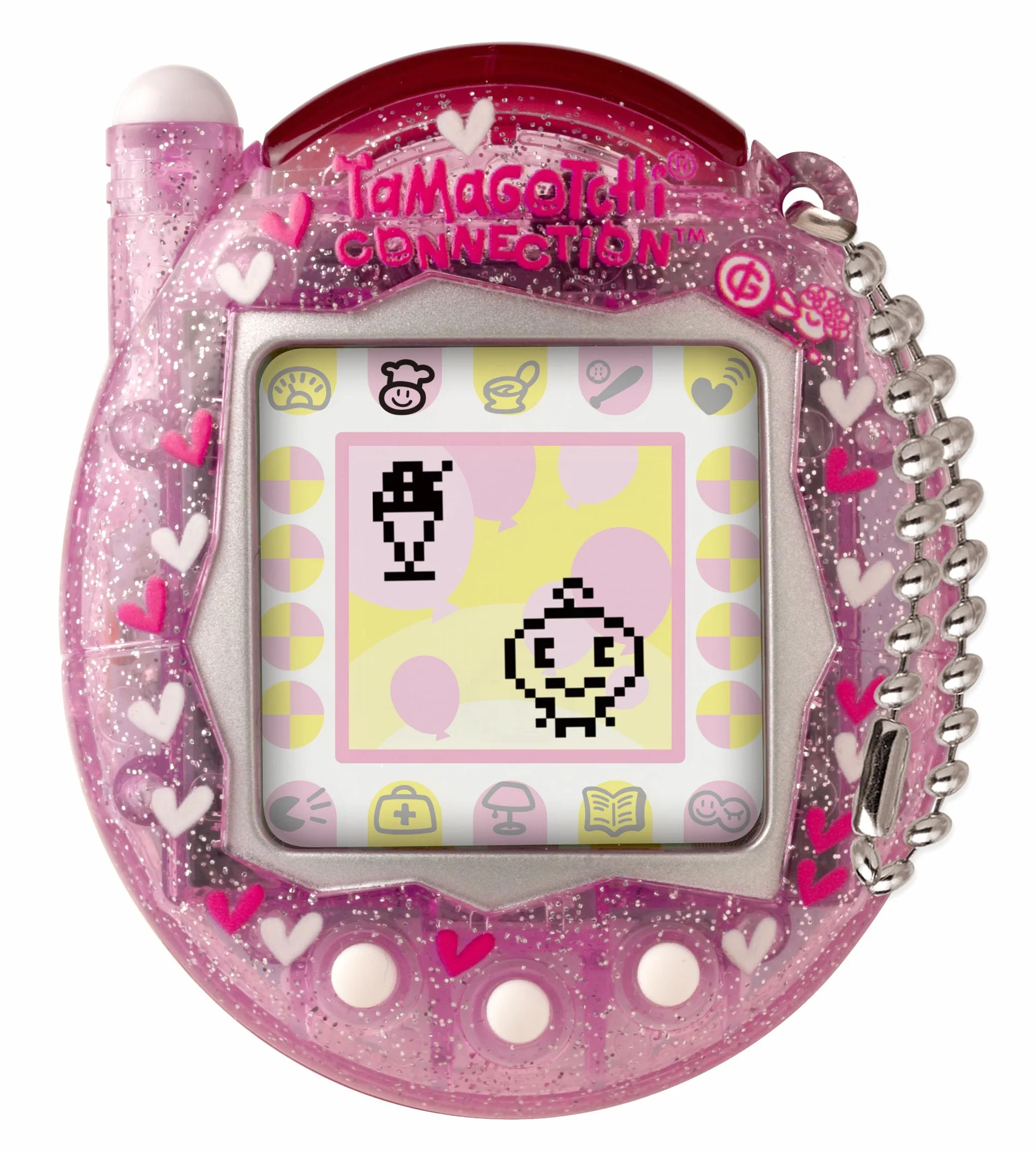 TAMAGOTCHI Bandai Connection Animale Domestico Digitale Guscio Rosa Glitterato Animale Domestico Virtuale Giocattolo Elettronico Con Connessione Infrarossi Per Divertimento Condiviso | Giocattoli Per