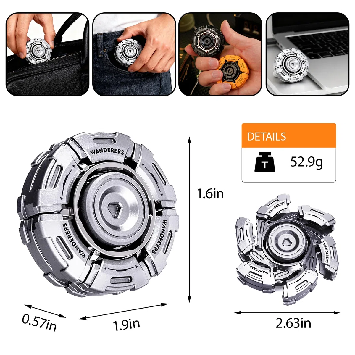 Fidget slider (Black)