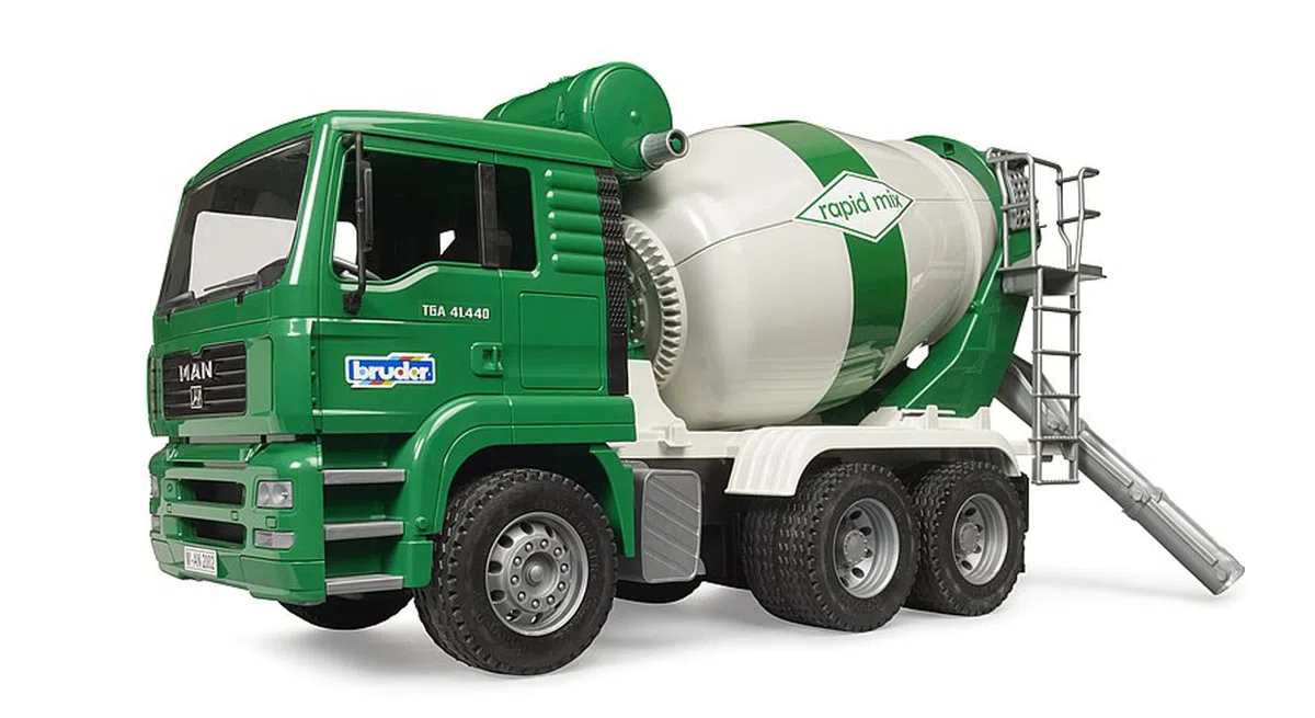 Mezzo cantiere Bruder Autobetoniera Tga