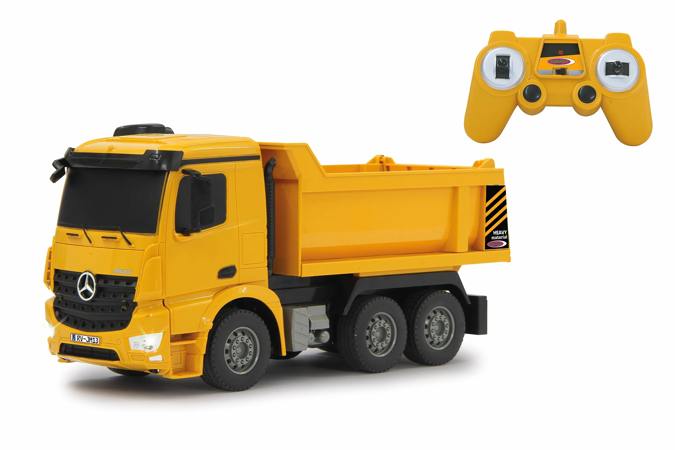 JAMARA 405108 - Autocarro C Cassone Ribal Mercedes Arocs 1:26, 2.4G