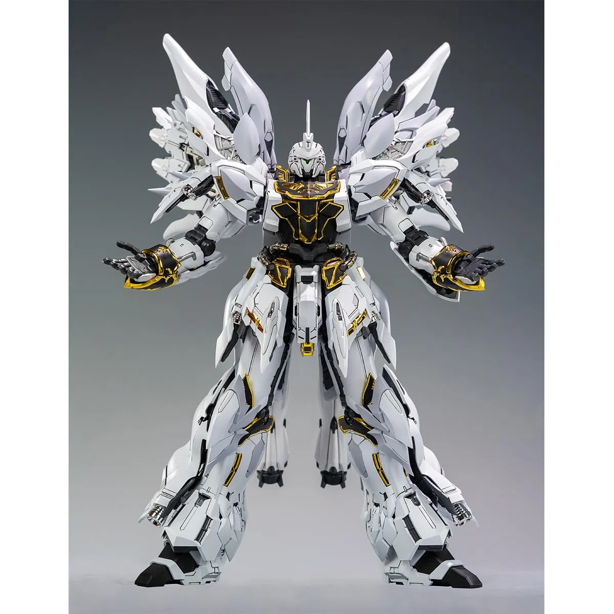 HiPlay Comet Technology Bianco Triple Speed Sinanju Telaio Completo Kit Modellismo Scala 1/100