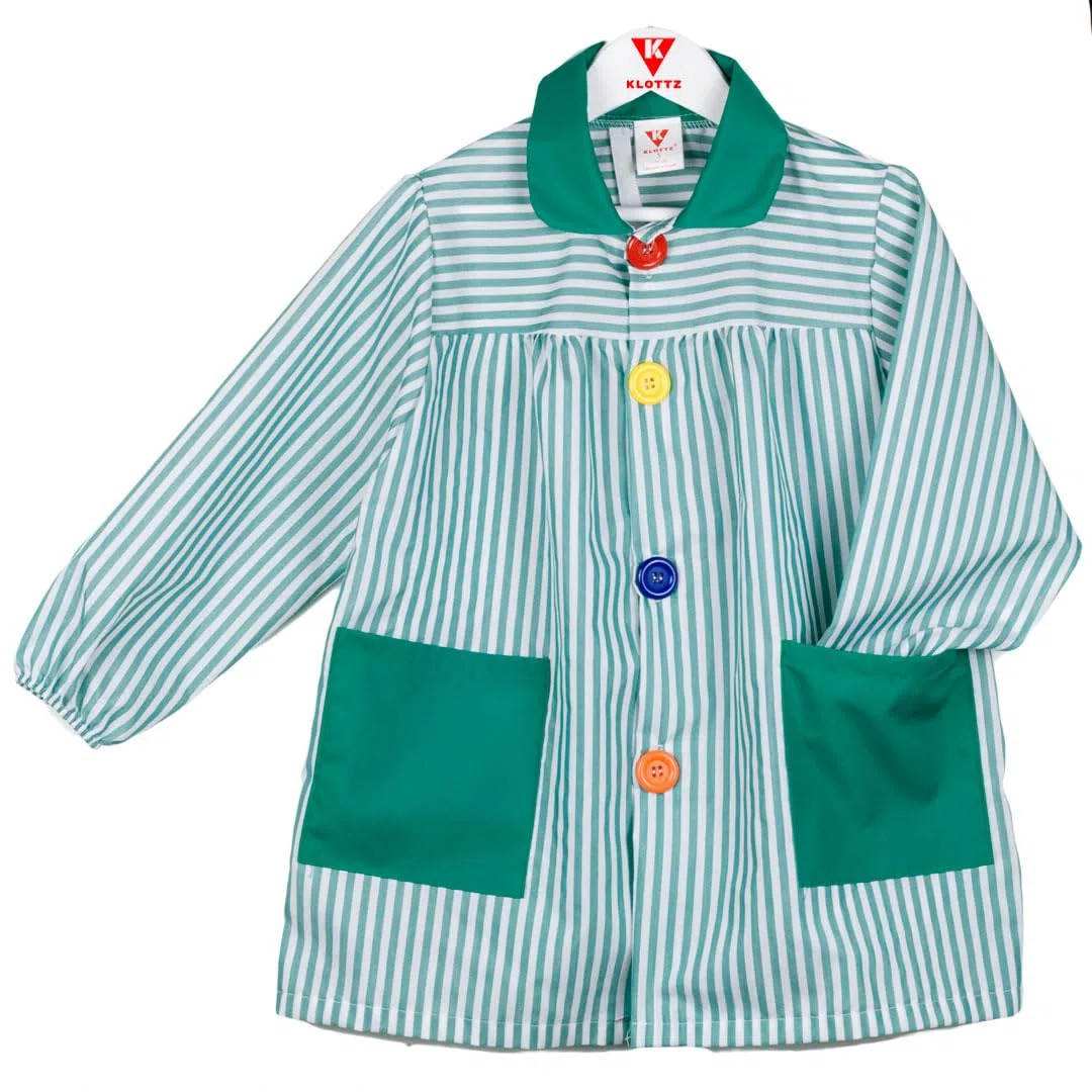 Grembiule da bambina, a righe