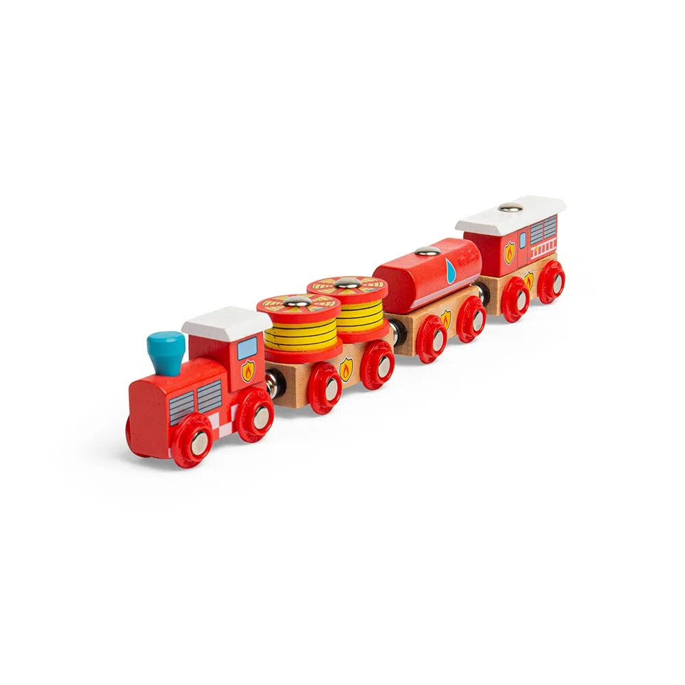 Bigjigs Rail Treno dei pompieri e di salvataggio