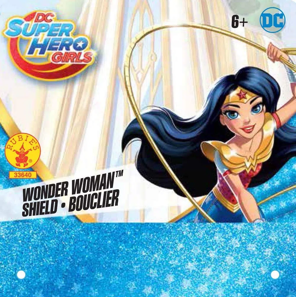 Rubies - DCSHG ufficiale, scudo glitterato Wonder Woman