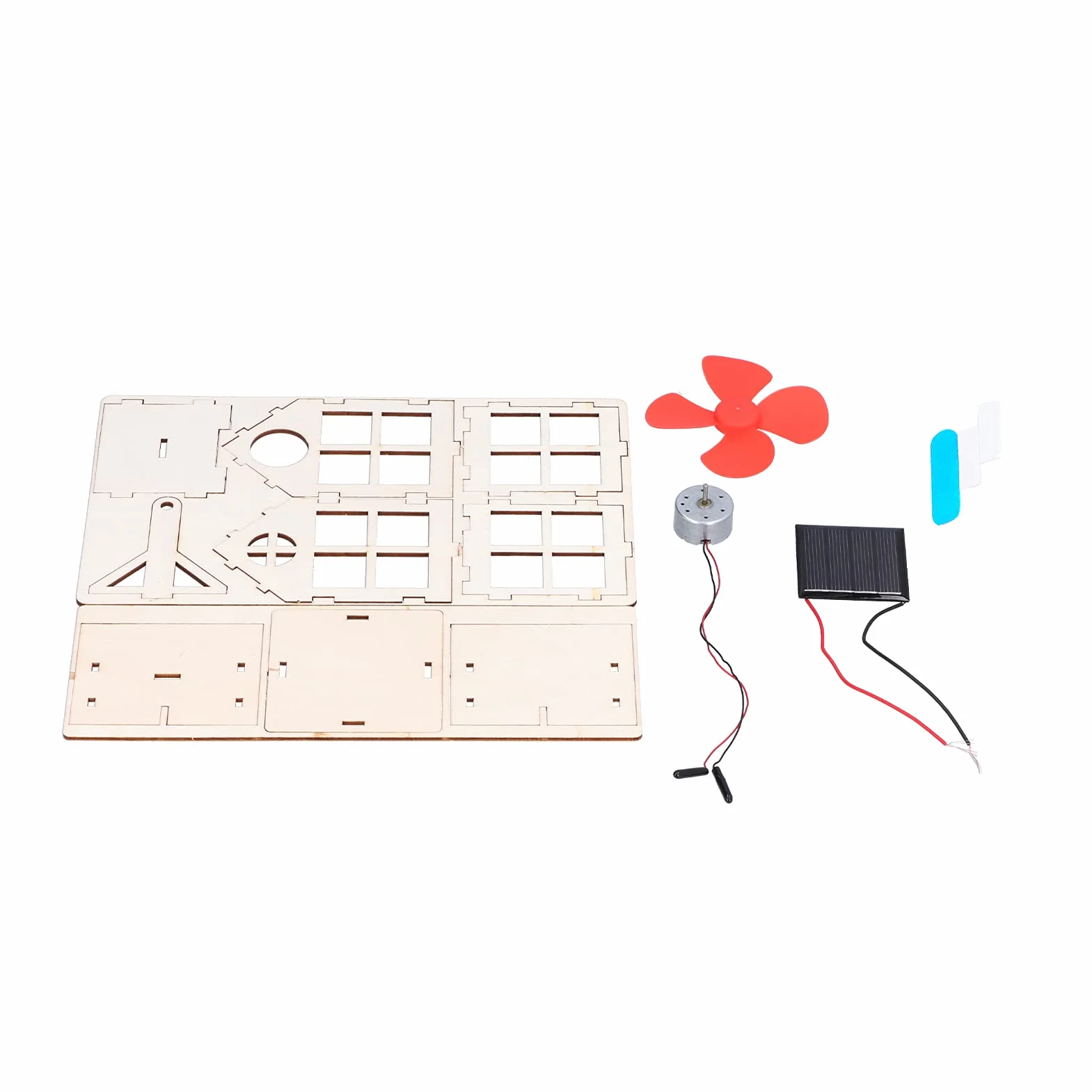 Giocattolo di Esperimento Ad Energia Solare della Casa di Legno del Mulino a per il Giocattolo di Esperimento Educativo di Scienza dei Bambini dei Bambini di DIY