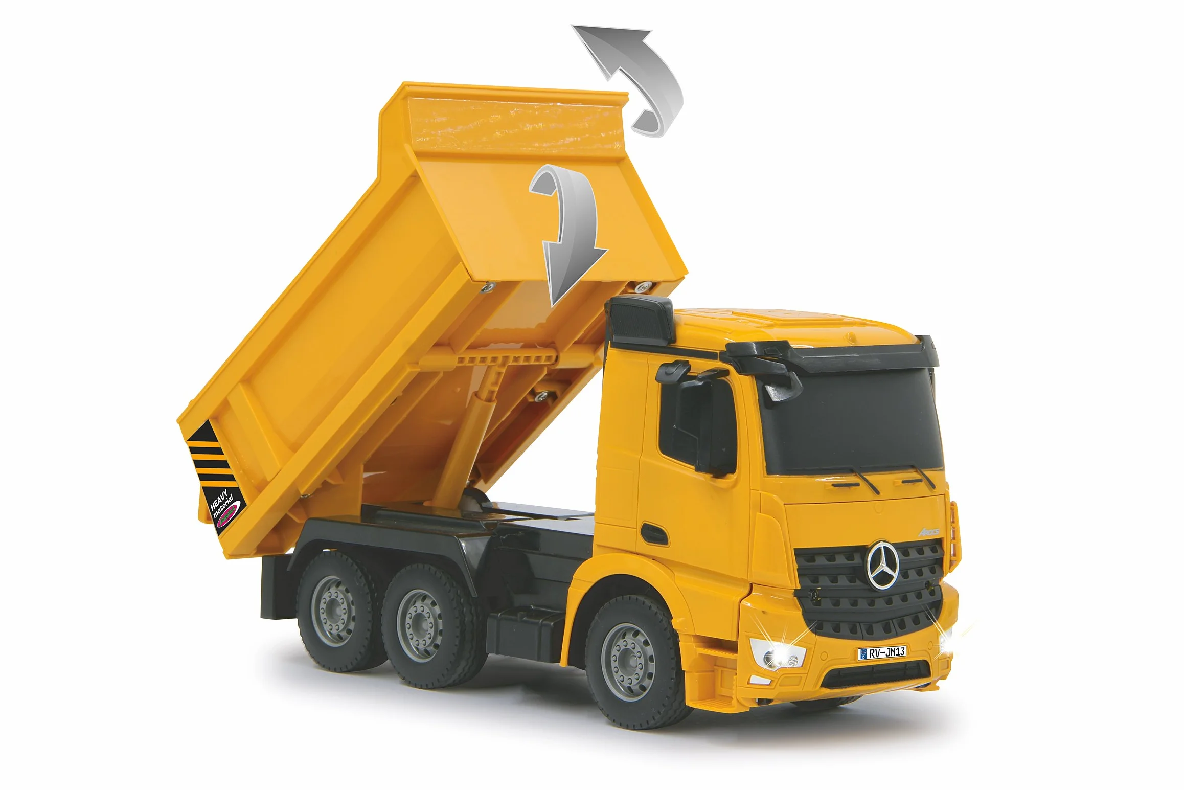 JAMARA 405108 - Autocarro C Cassone Ribal Mercedes Arocs 1:26, 2.4G