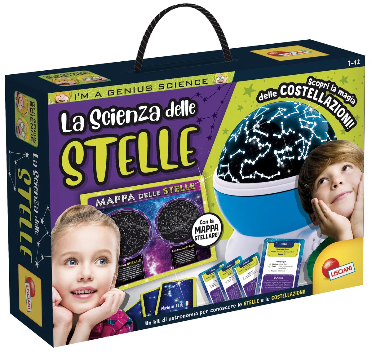 Liscianigiochi, I'm a Genius La Scienza delle Stelle, Planetario Elettronico, Multicolore, 97555