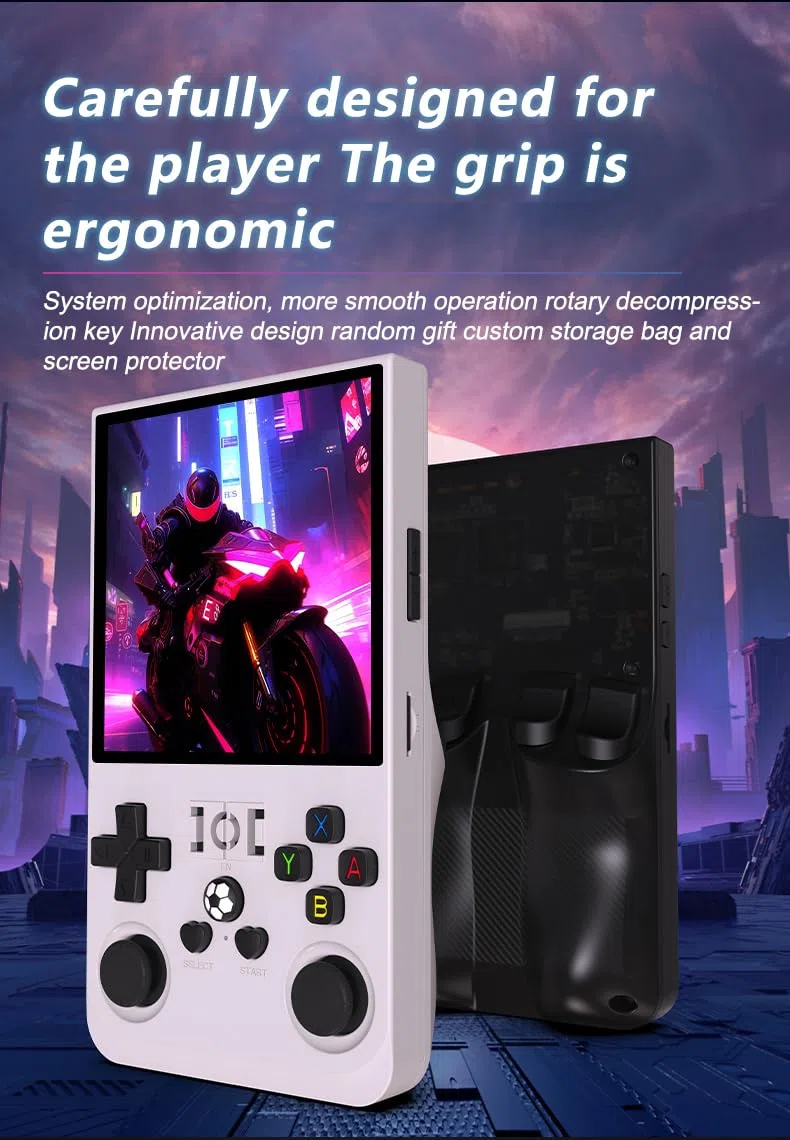 Open Source Sistema Linux R36MAX Retro Console di gioco, portatile palmare Consoles per videogiochi, 4.0-in 4 k HD IPS schermo con 64G Built-in 10000 giochis classici,2025 Nuovo