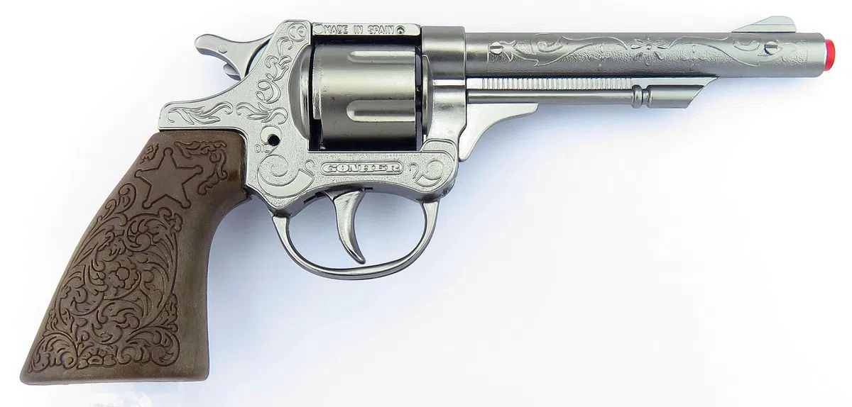 Gonher - Set da Cowboy del Selvaggio West, Revolver a 8 Colpi (157/0)