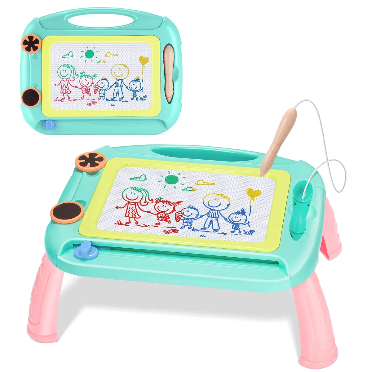 Tesoyzii Lavagna Magnetica per Bambini 1-4 Anni - Lavagnetta Cancellabile, Giochi Educativi e Regali di Natale