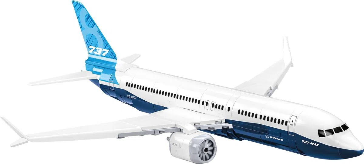 COBI Boeing 737-8, nero, grande