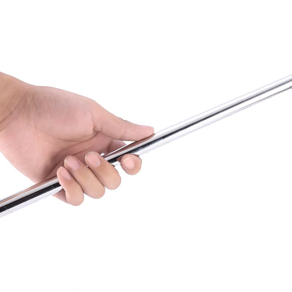 Bastone Telescopico Difesa, Bacchetta magica in metallo Manganello Sfollagente asta telescopica in acciaio inox trucco magico accessori magici per magia e giochi di prestigio