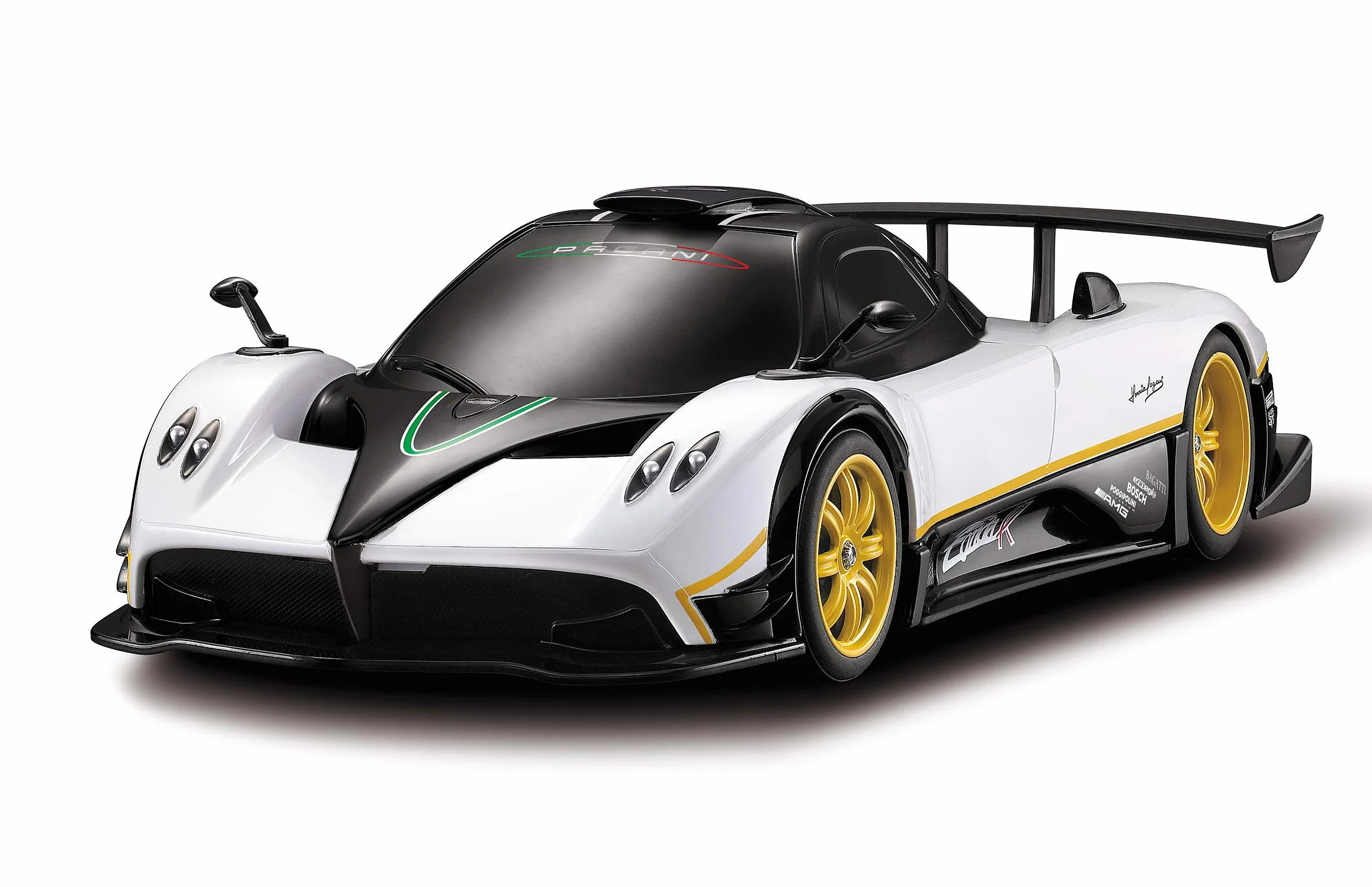 JAMARA 405143 - Zonda R Pagani Macchinina 1:24 40Mhz Interni Simili all'Originale, Bianco