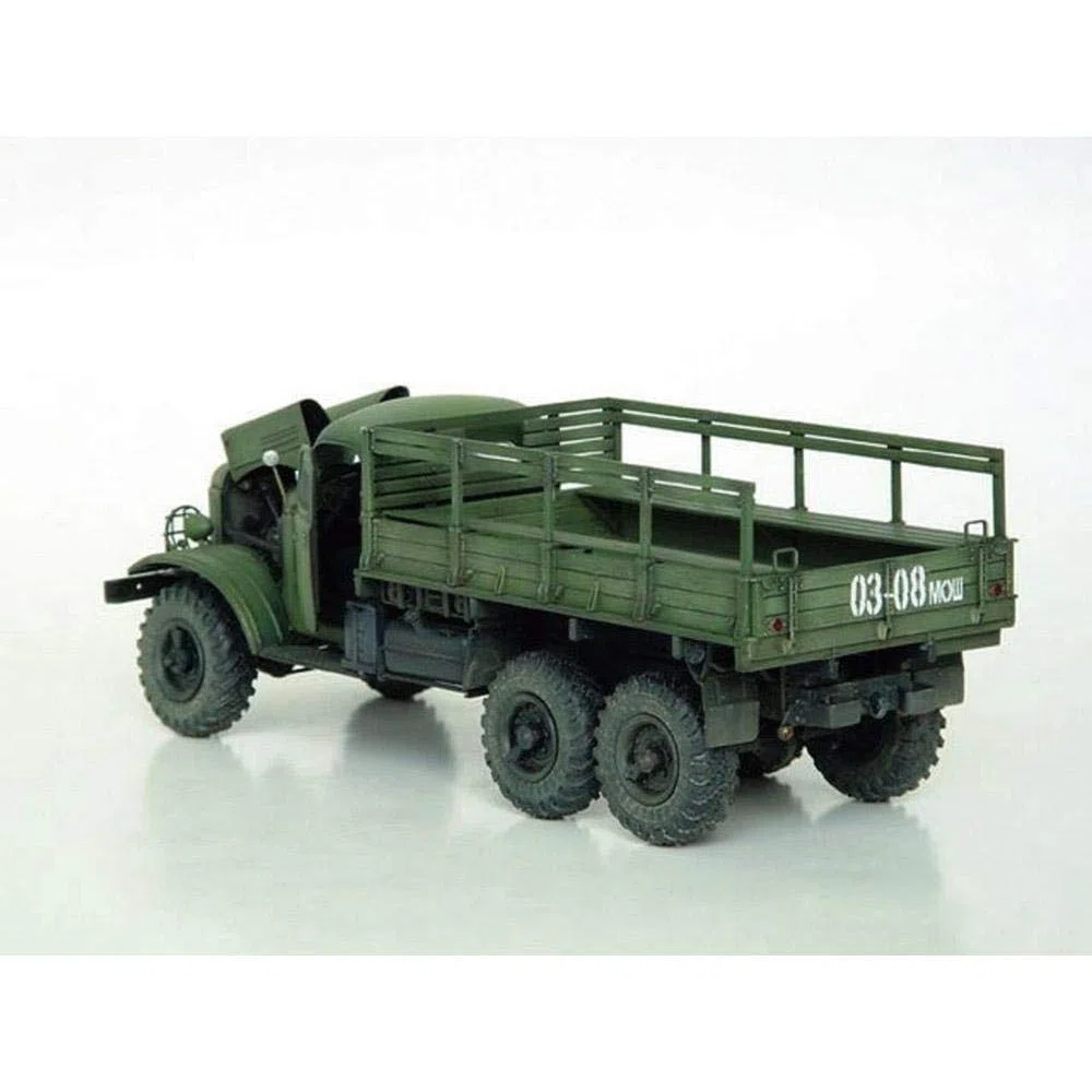 Trumpeter 01001 - Modellino di Furgone Militare sovietico ZIL-157 6x6
